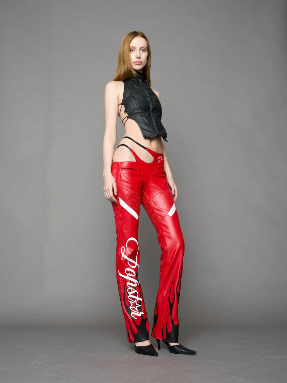 Hollywood Asymmetric Moto Trousers - Image 15