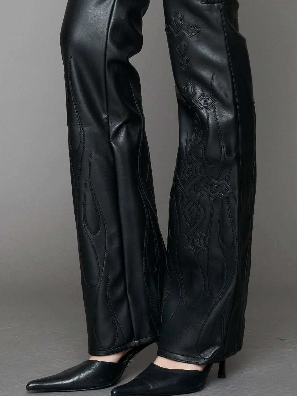 Hollywood Asymmetric Moto Trousers - Image 7
