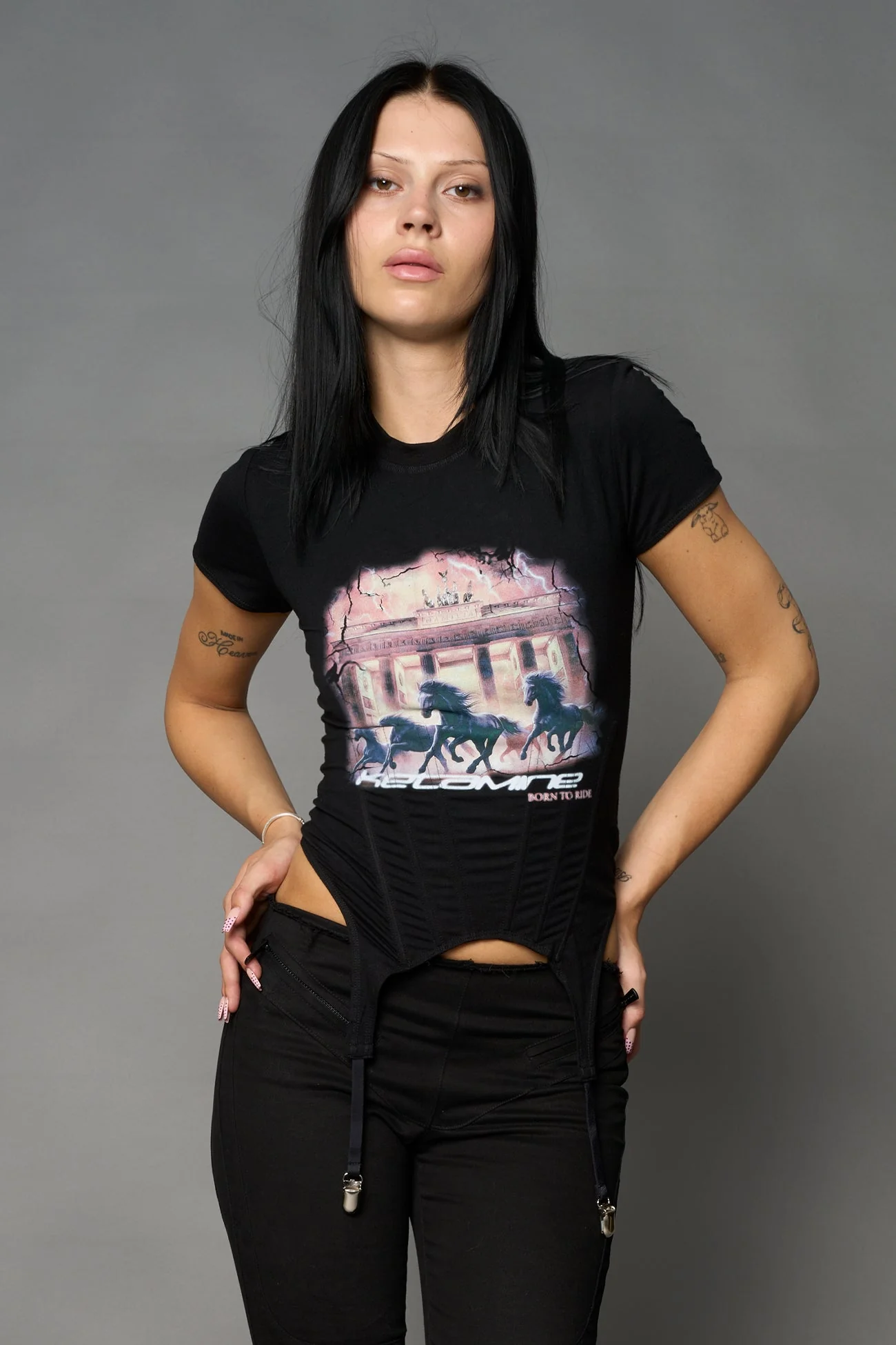 Keta Queen Corset Mini T-Shirt - Image 4