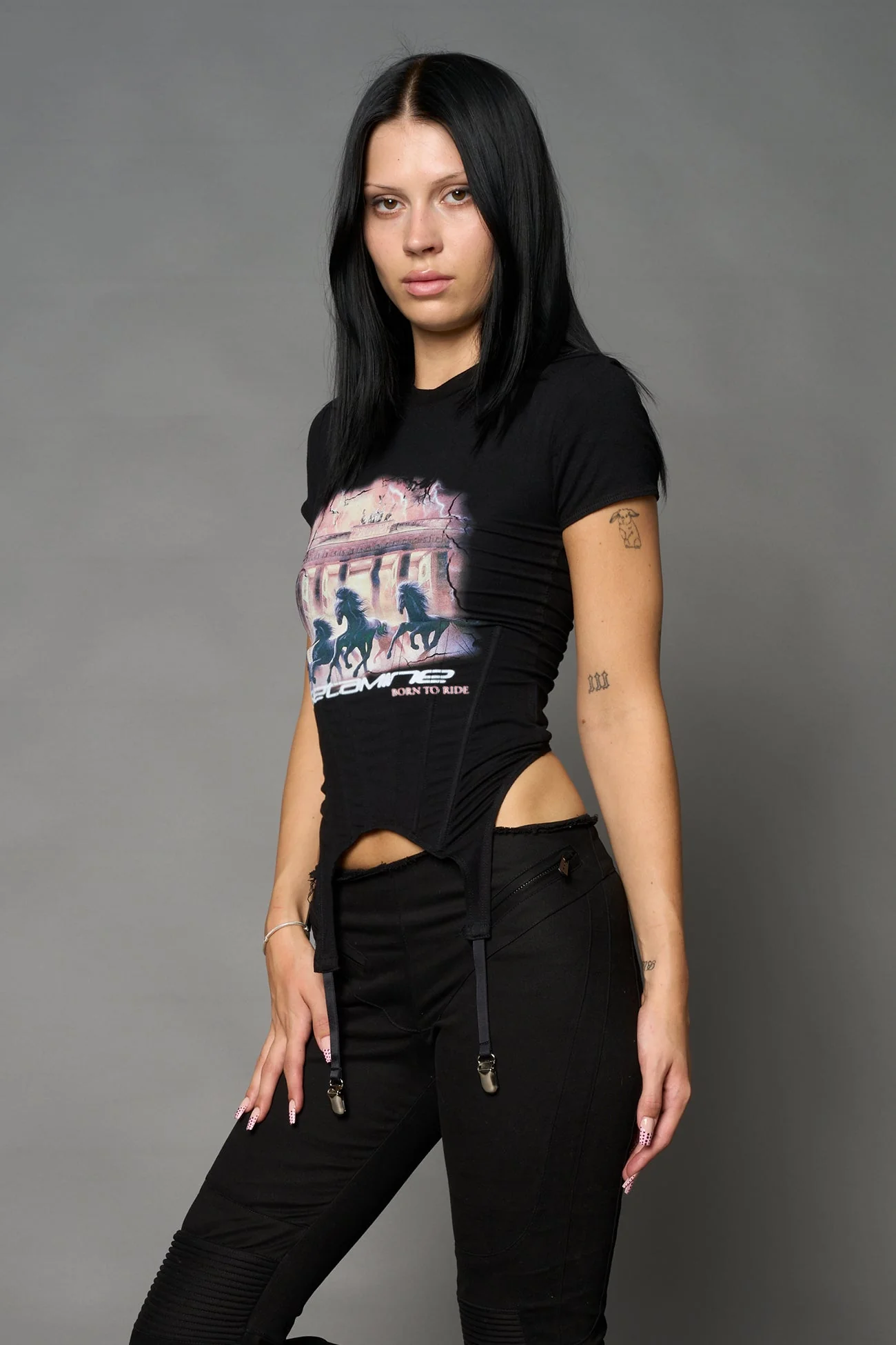 Keta Queen Corset Mini T-Shirt - Image 7