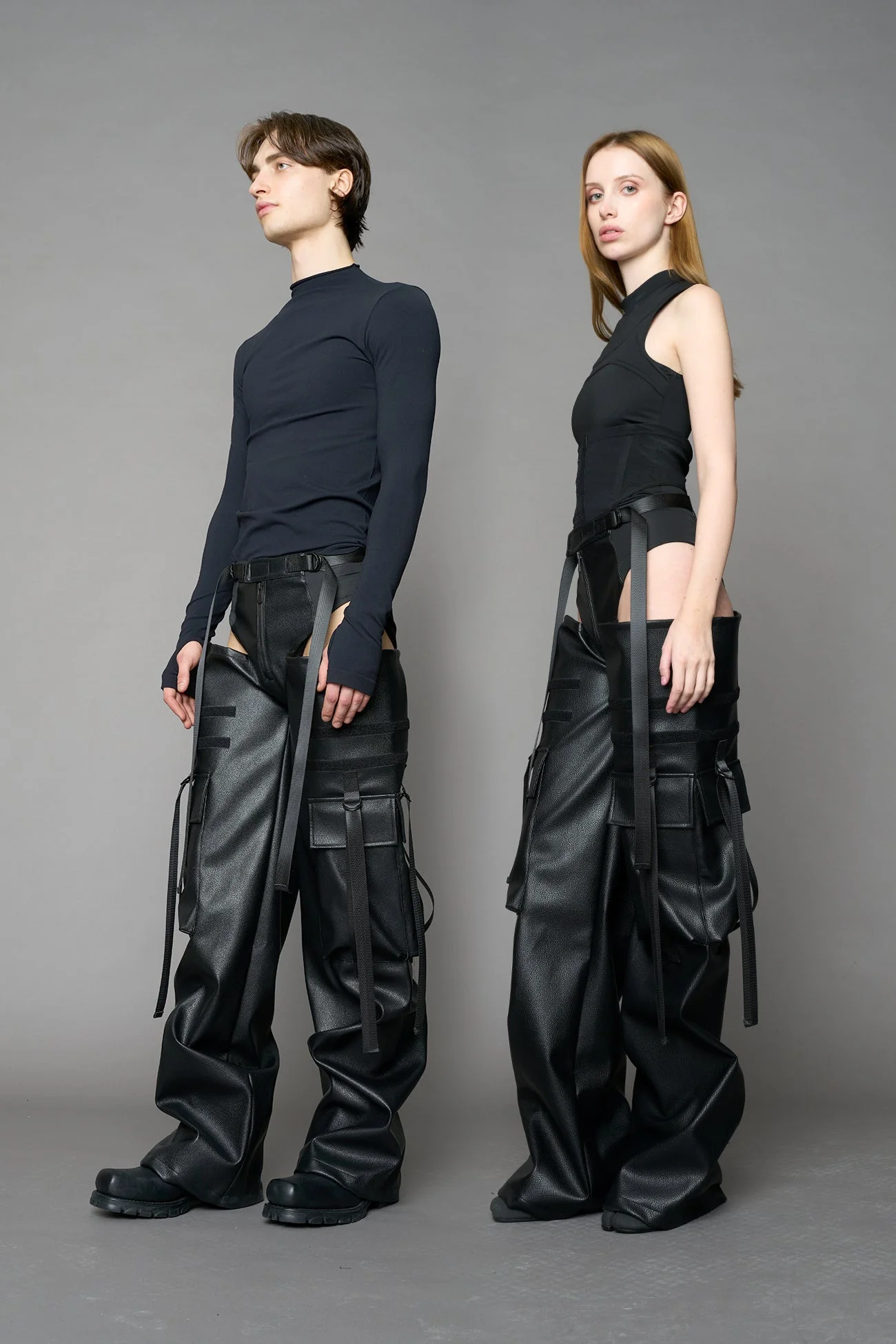 Leather Panty Trousers - Image 2