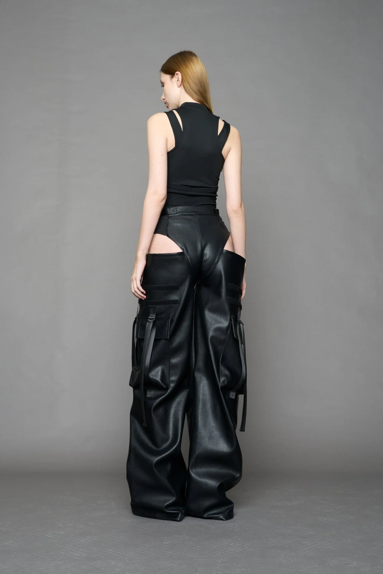 Leather Panty Trousers - Image 3