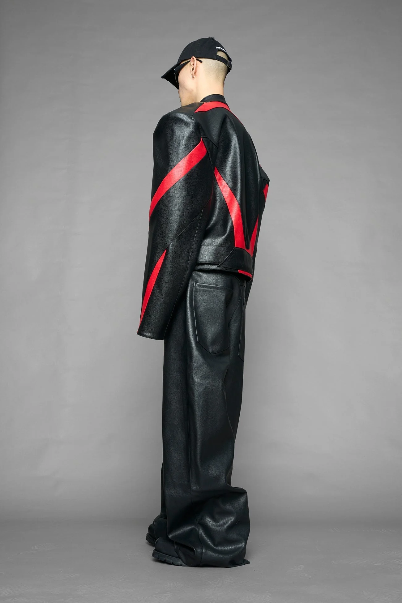 power shoulder moto jacket - Image 21