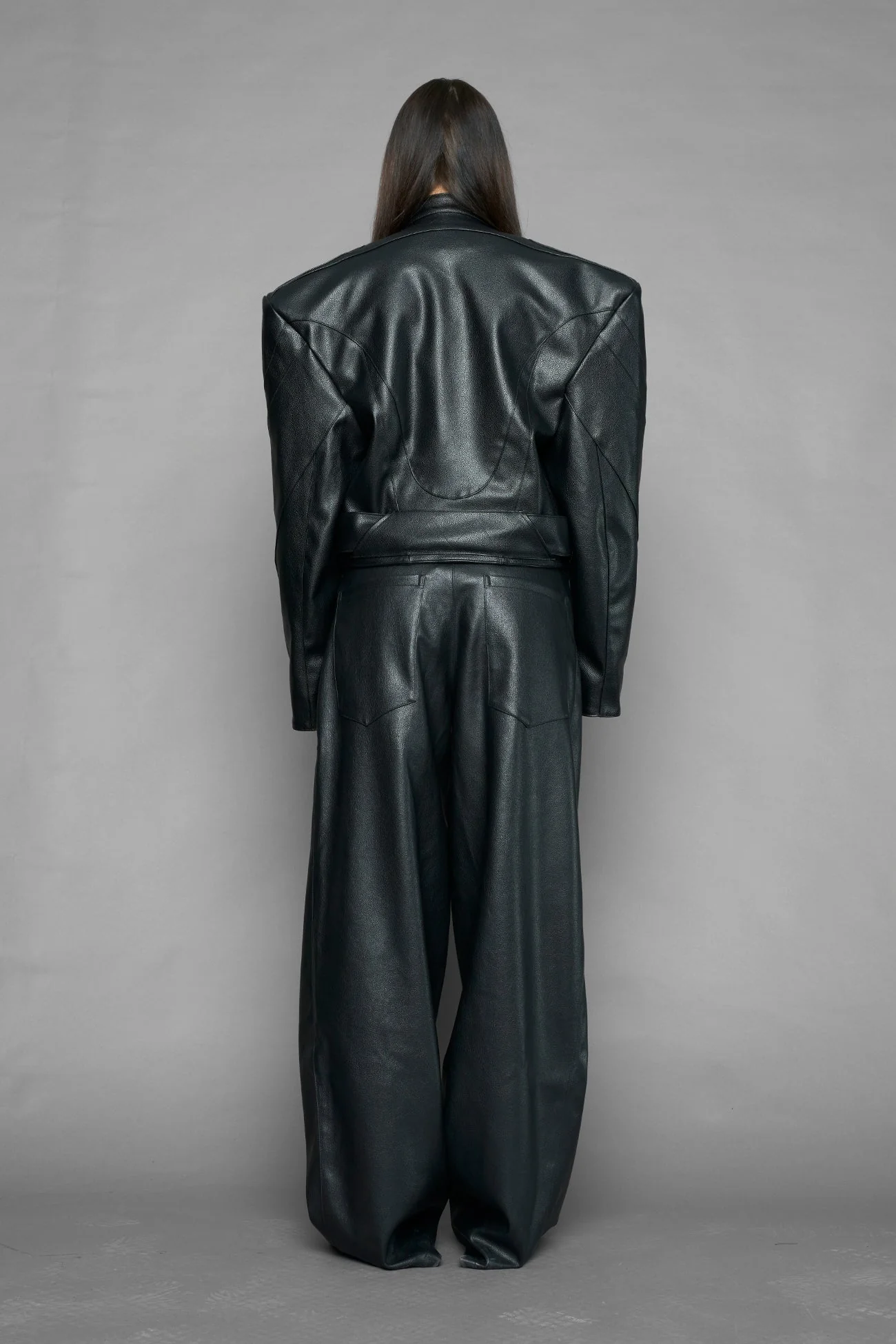 power shoulder moto jacket - Image 5