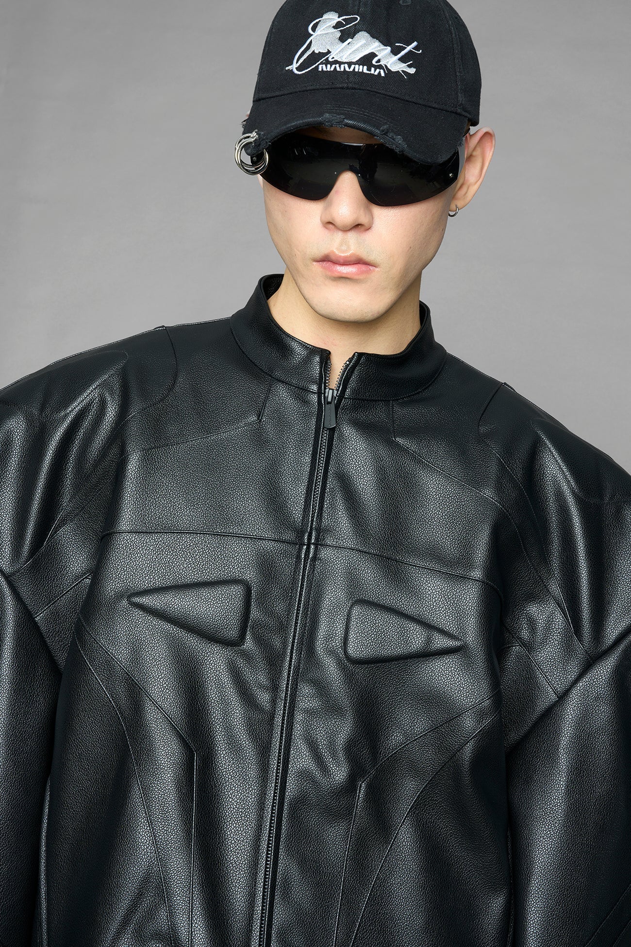 power shoulder moto jacket - Image 6