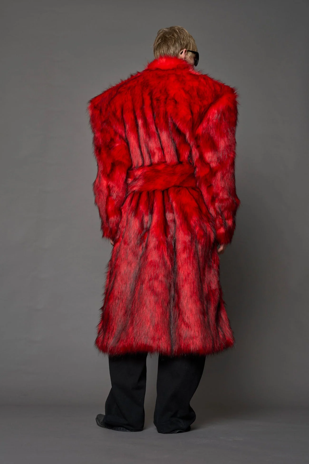 Midnight Faux Fur Coat - Image 13