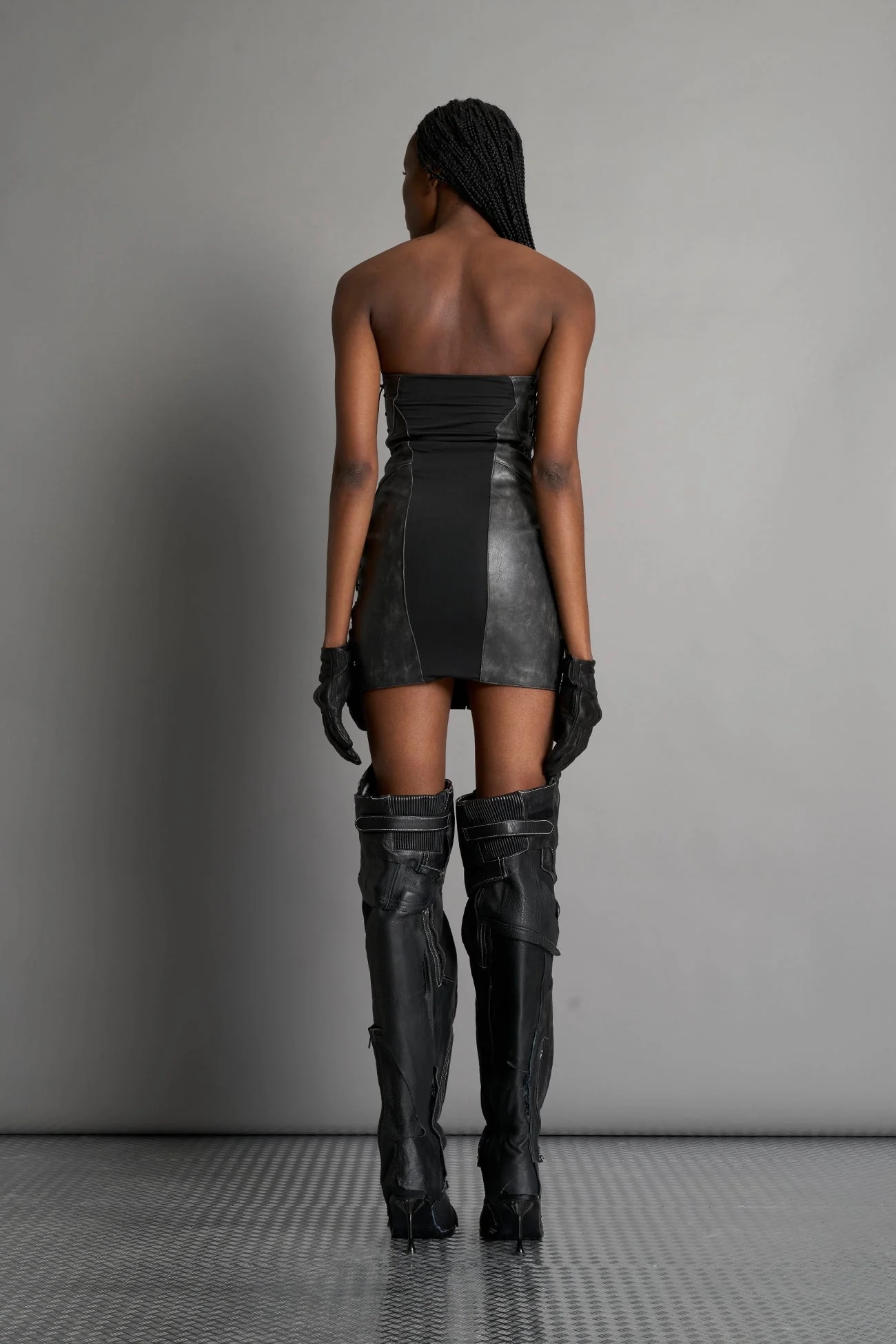 Moto Cone Dress - Image 6