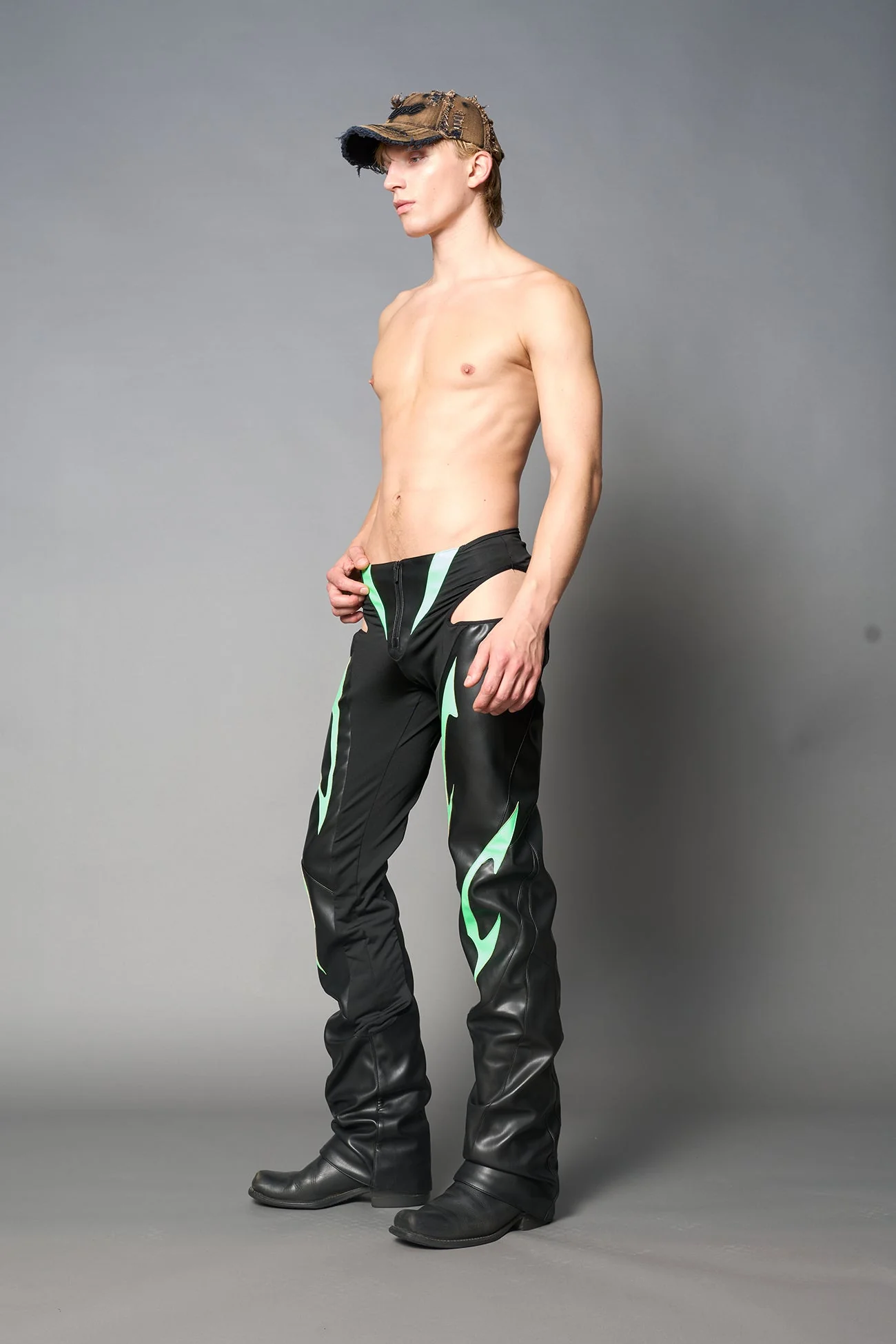 Moto Cut Out Pants - Image 15