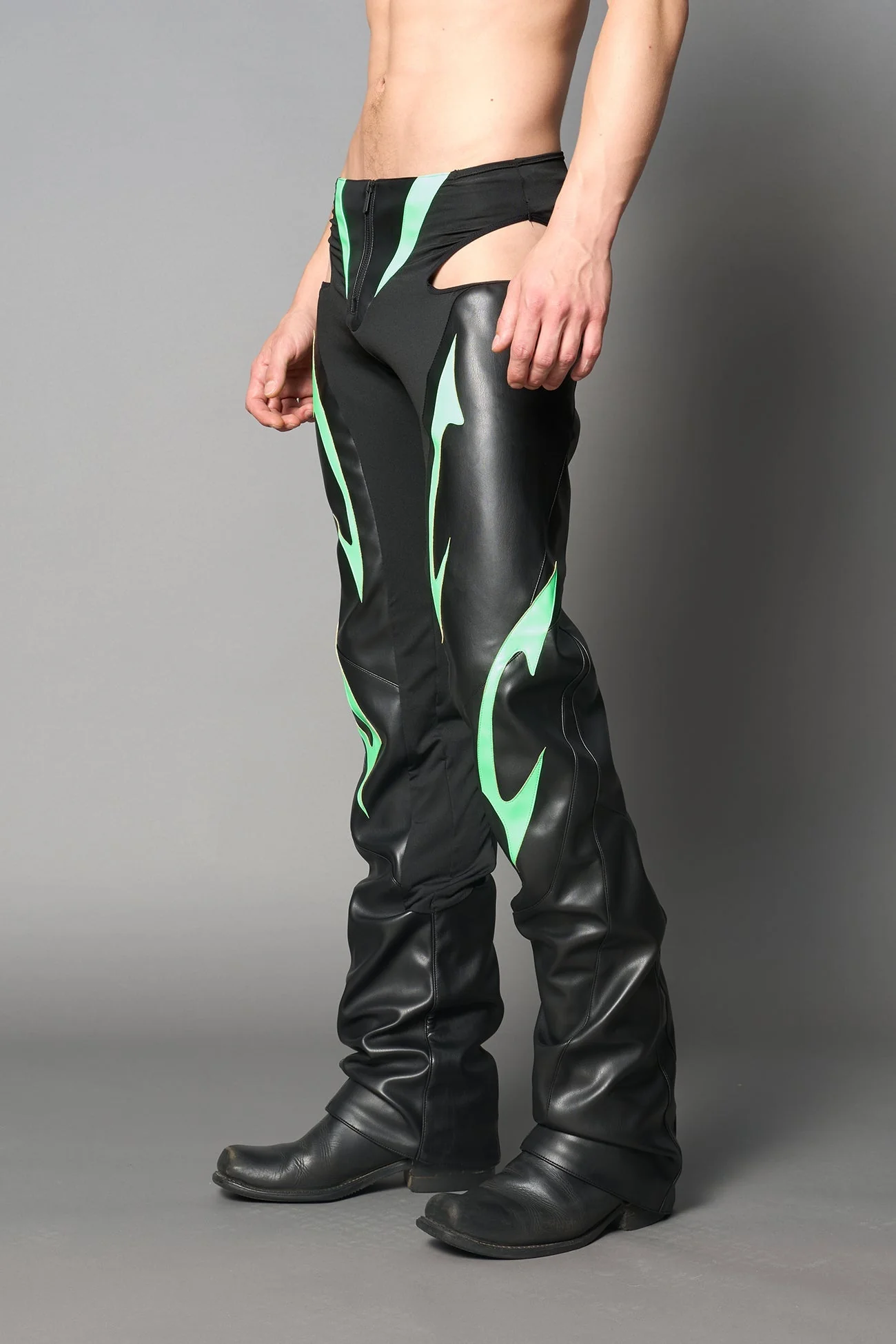 Moto Cut Out Pants - Image 16