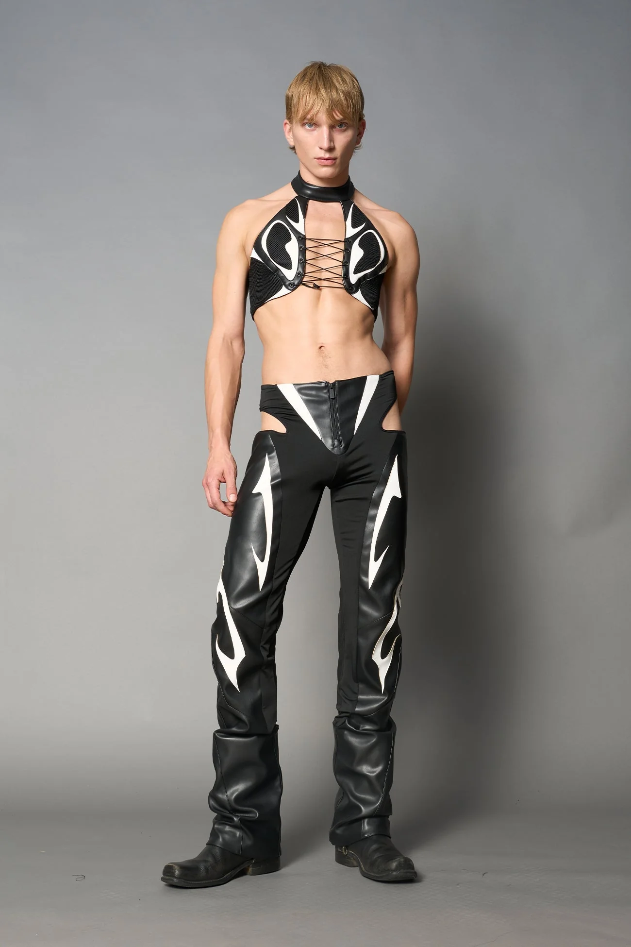 Moto Cut Out Pants - Image 25