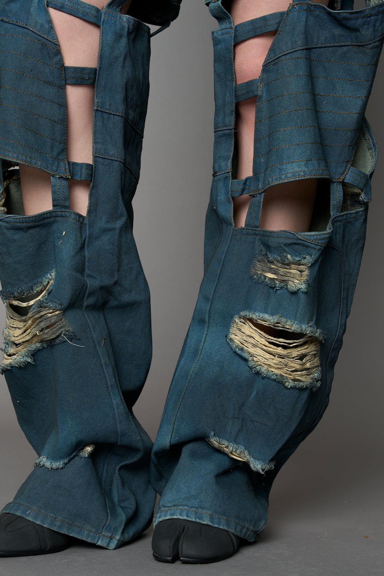 Moto Denim Floating Pants - Image 18