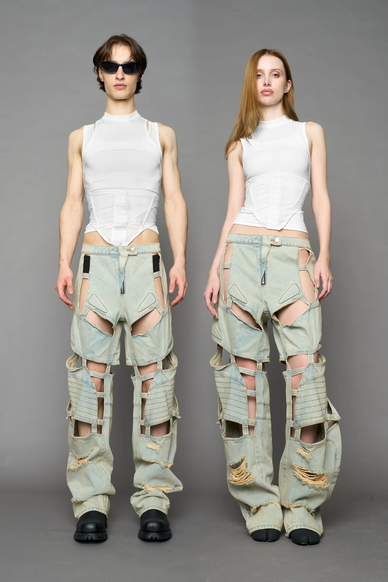 Moto Denim Floating Pants - Image 23