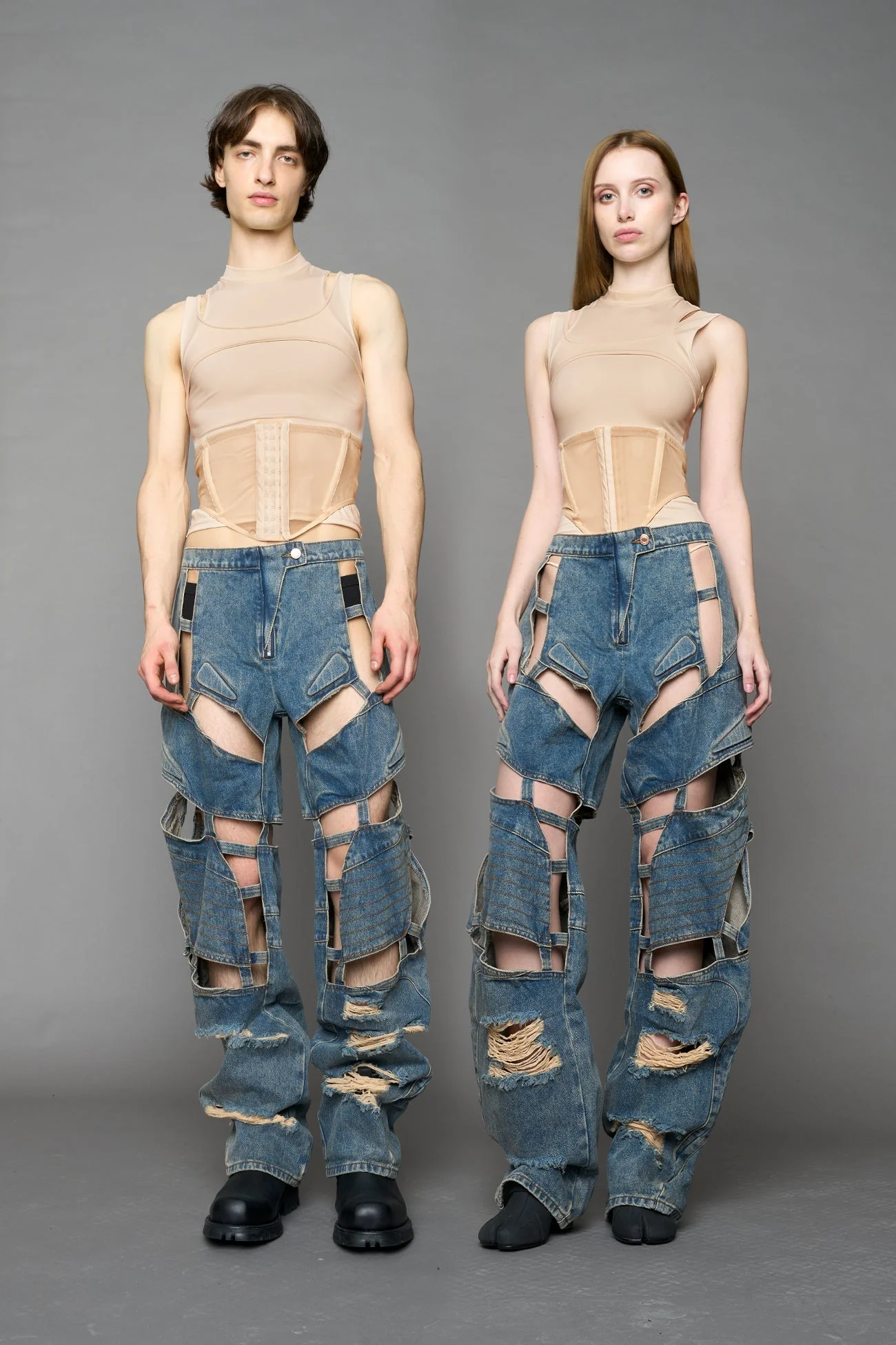 Moto Denim Floating Pants - Image 30