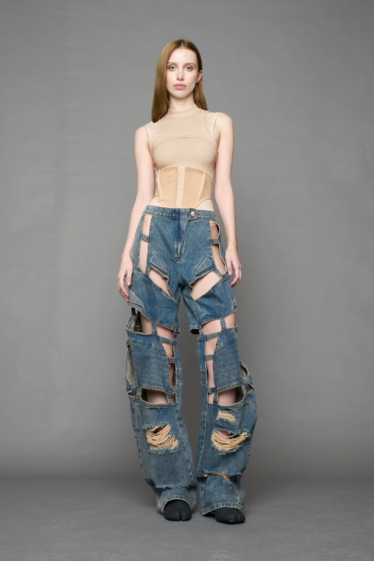 Moto Denim Floating Pants - Image 31