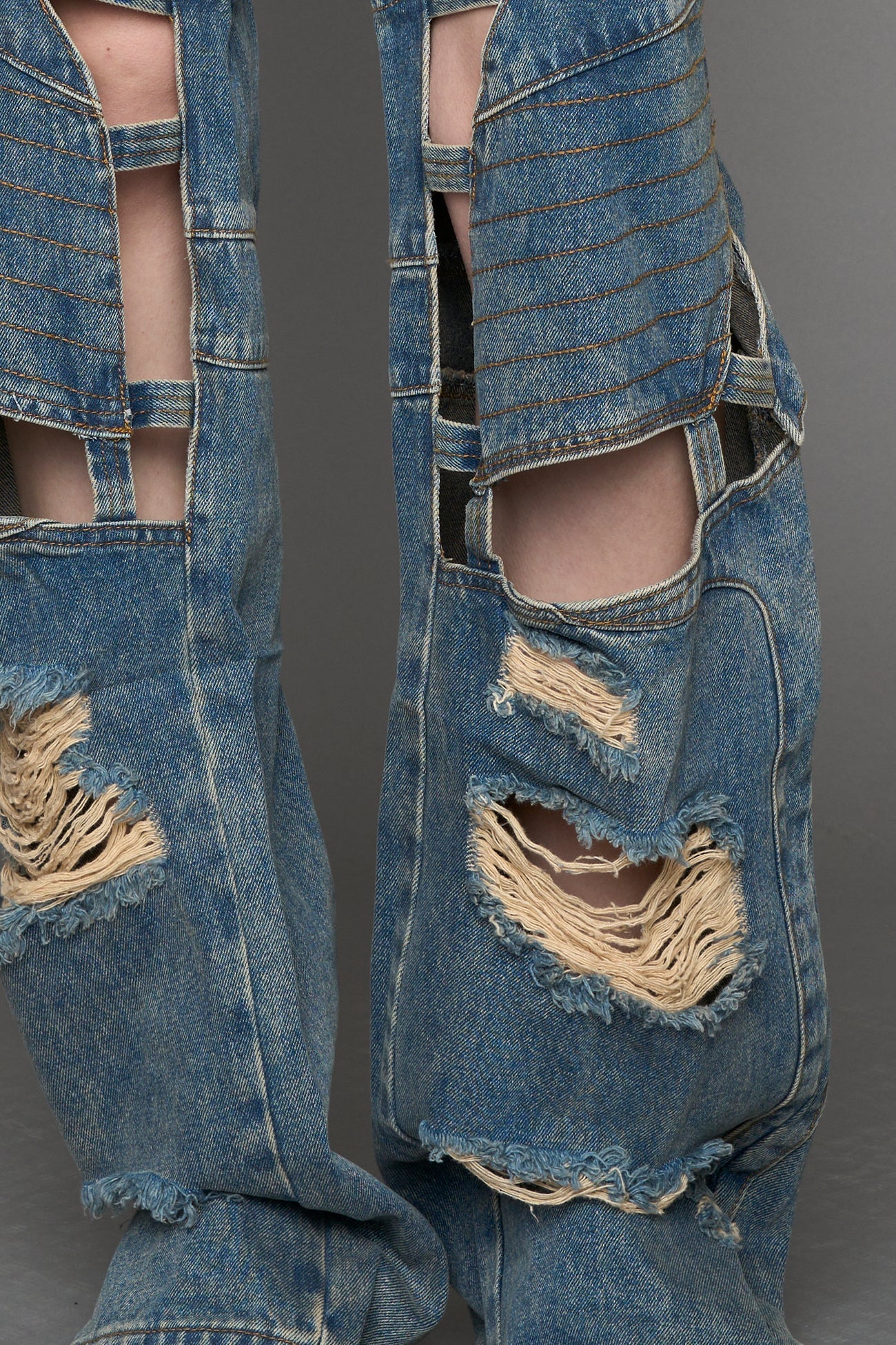 Moto Denim Floating Pants - Image 32