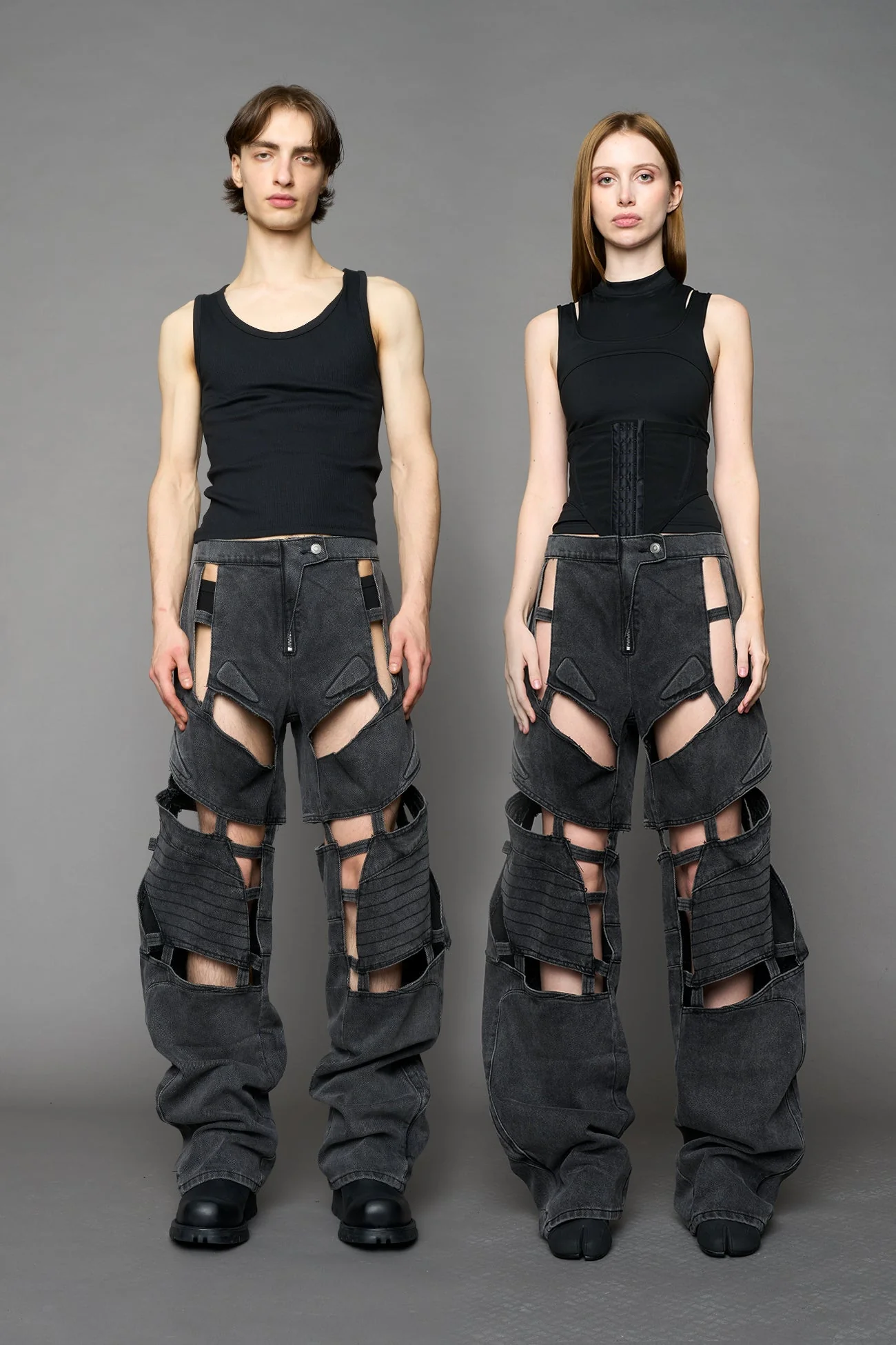 Moto Denim Floating Pants - Image 8