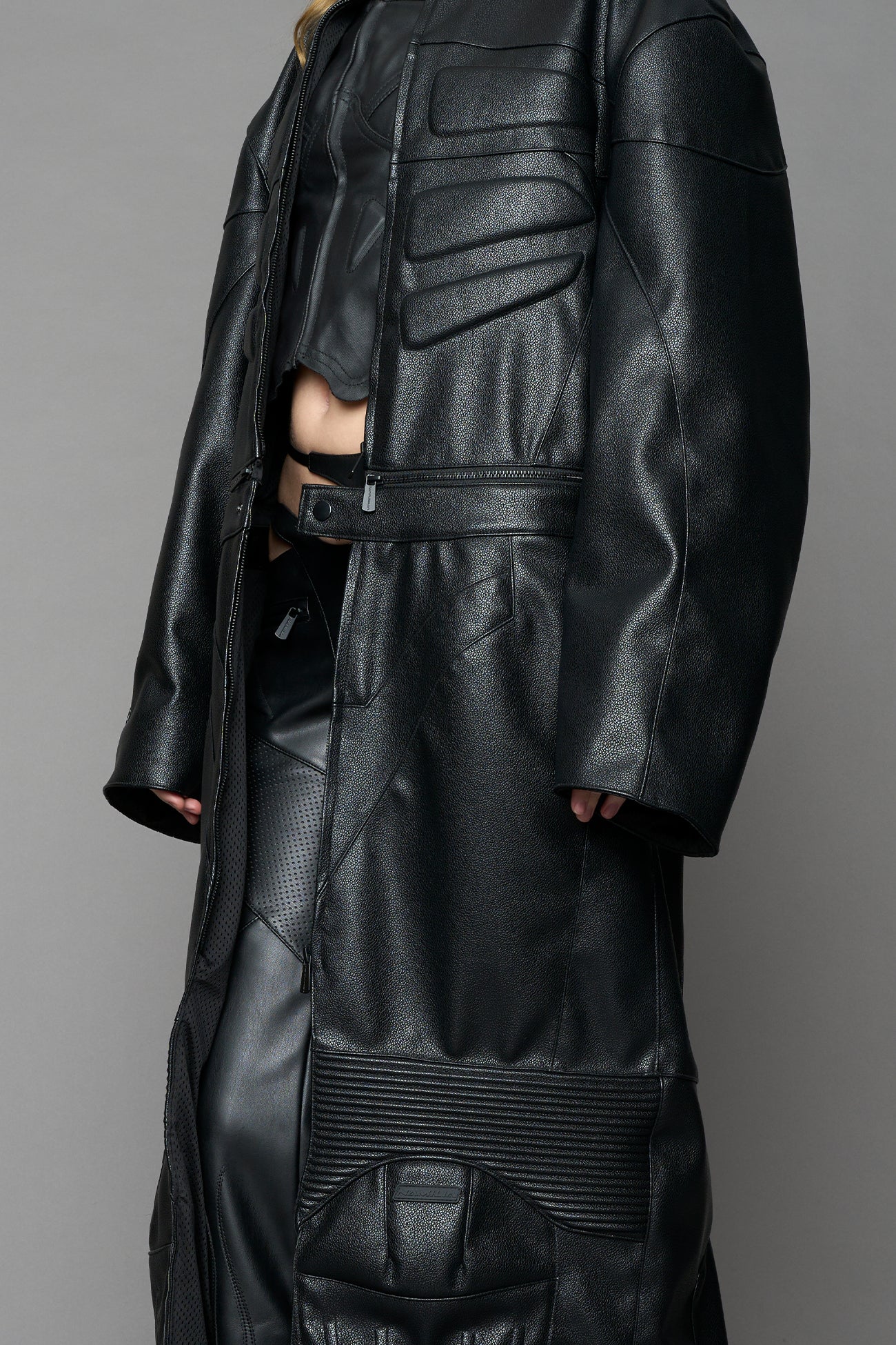 Detachable Motocross Long Coat - Image 3