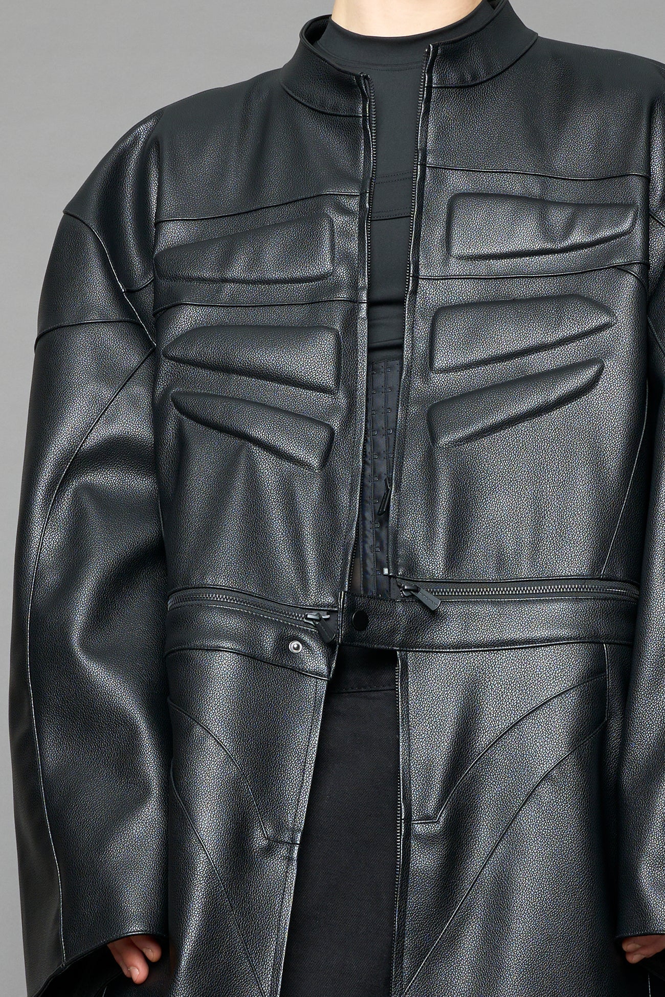 Detachable Motocross Long Coat - Image 9
