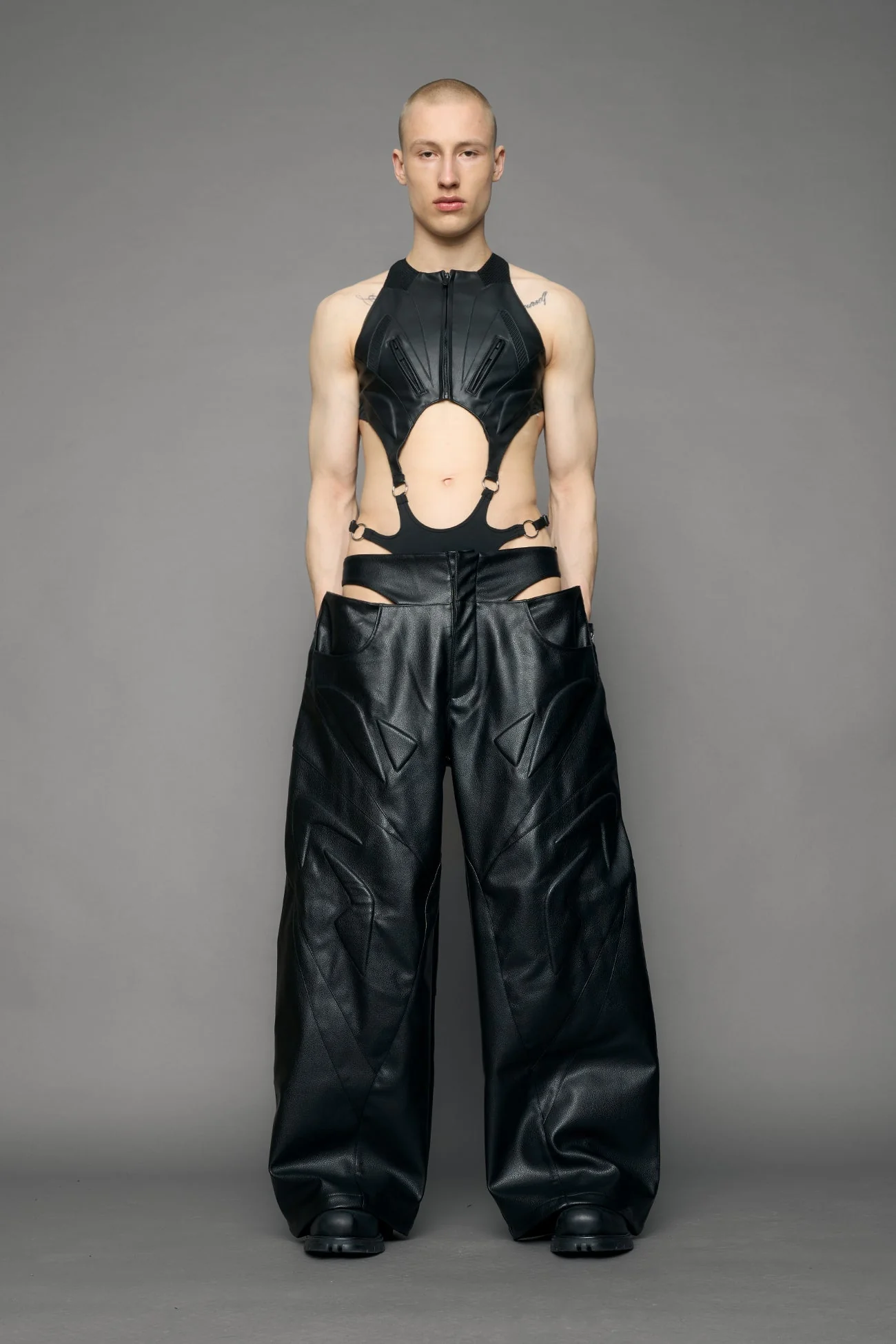 Octane Leather Panty Trousers - Image 10