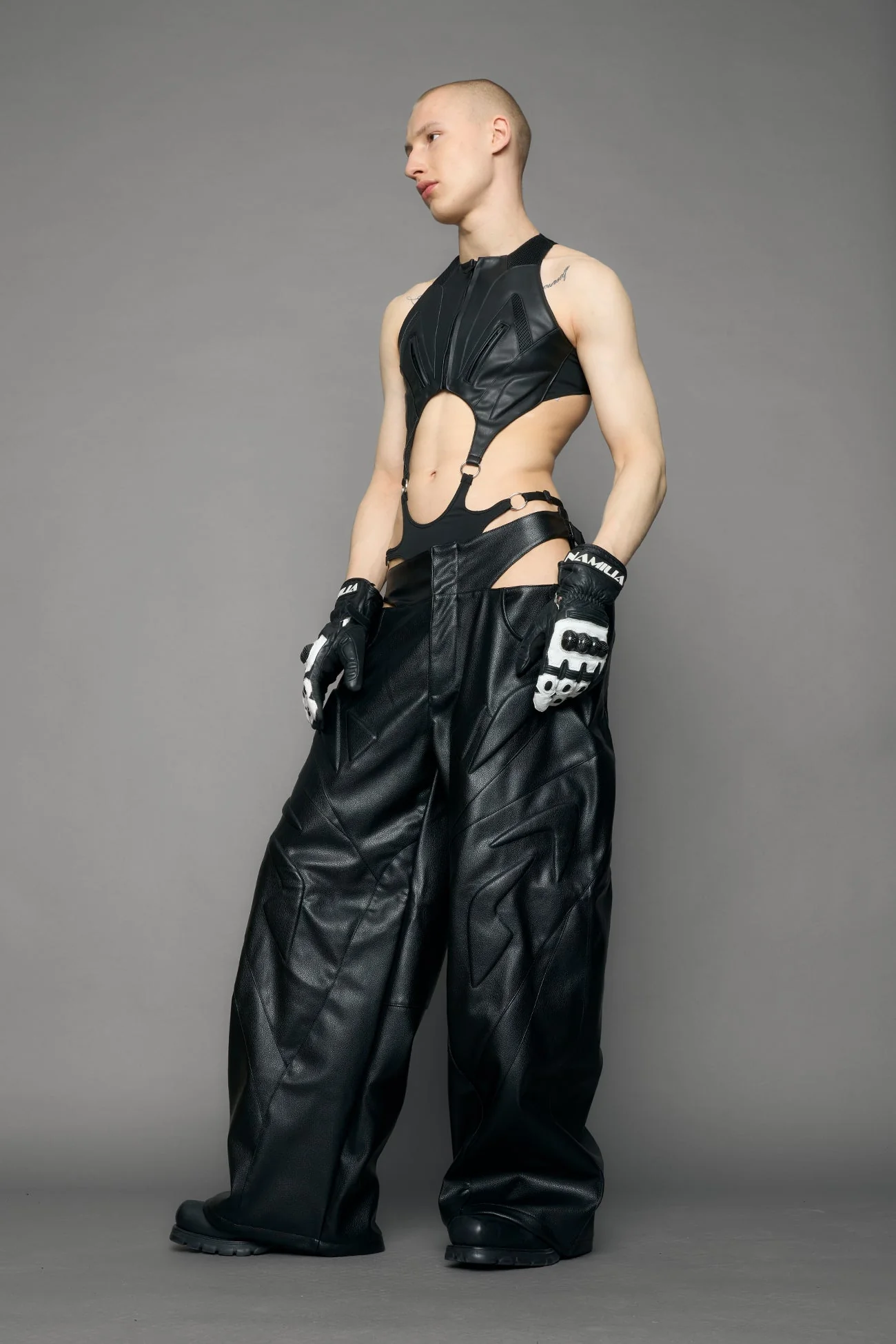 Octane Leather Panty Trousers - Image 11