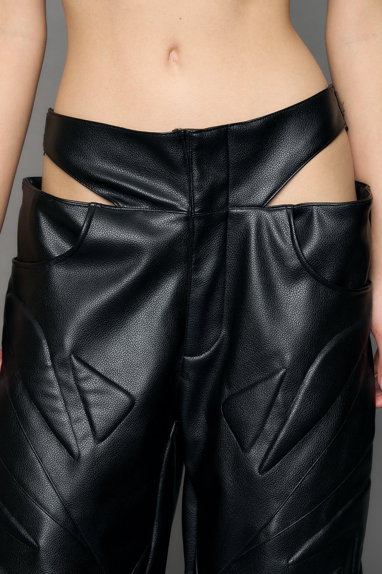 Octane Leather Panty Trousers - Image 3