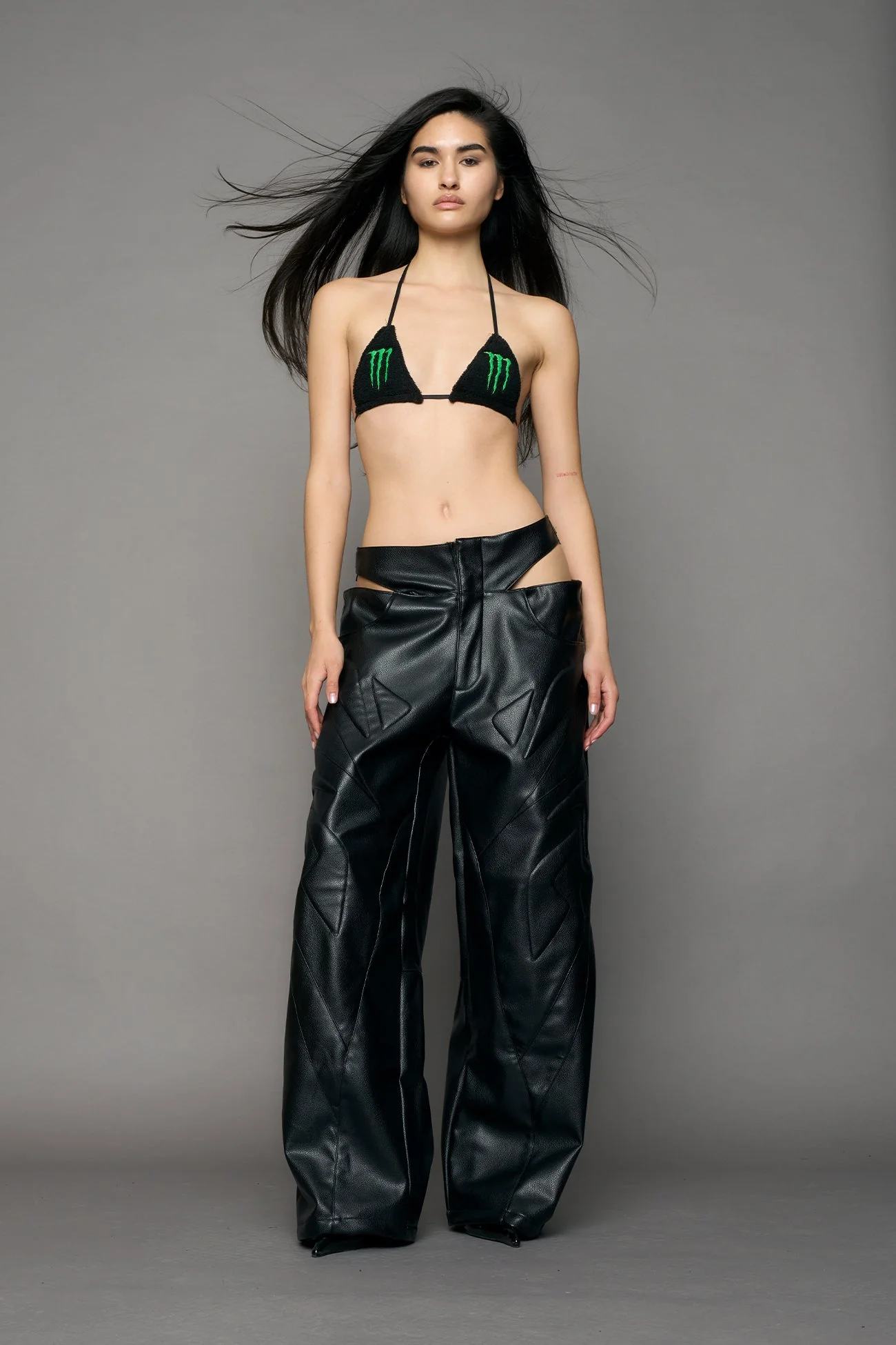 Octane Leather Panty Trousers - Image 4