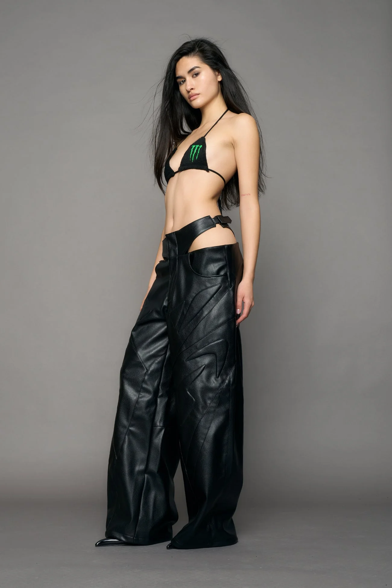 Octane Leather Panty Trousers - Image 5