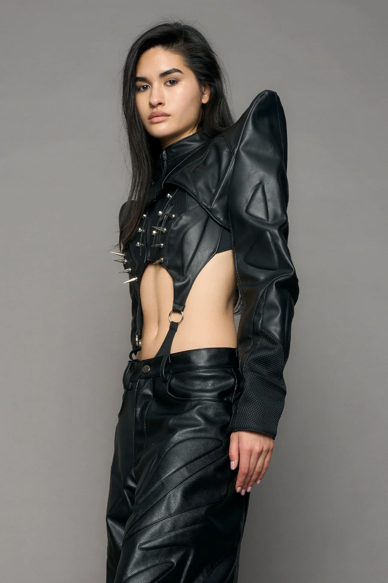 Octane Moto Spike Bolero Jacket - Image 5