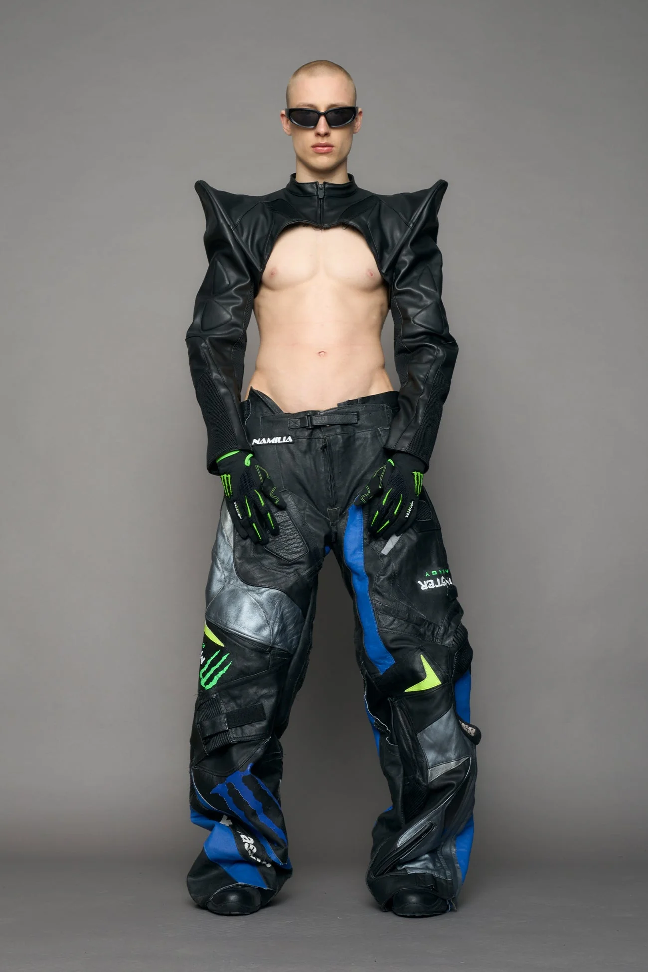 Octane Moto Spike Bolero Jacket - Image 8