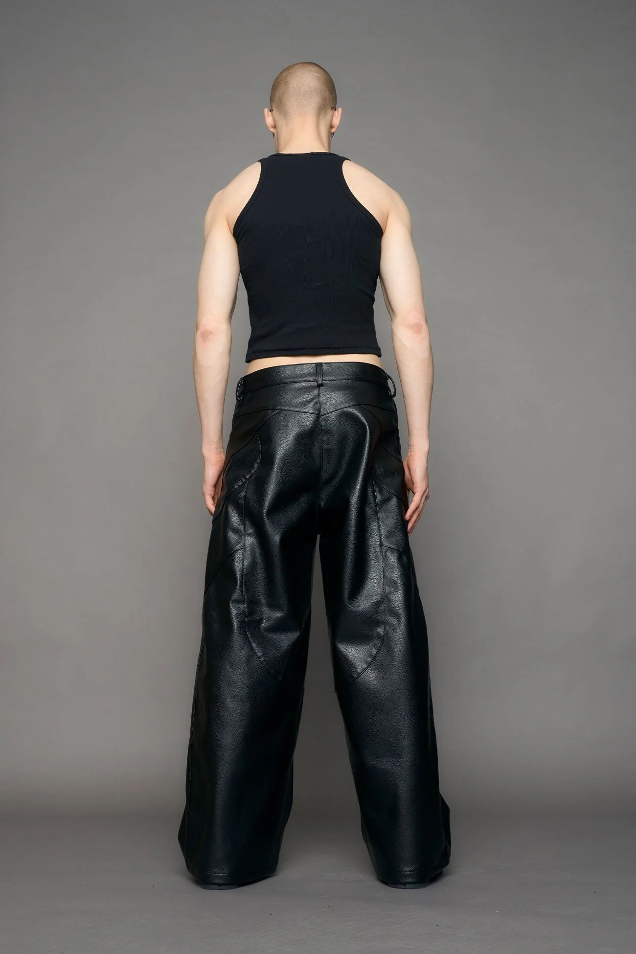 Octane Oversize Leather Pants - Image 10
