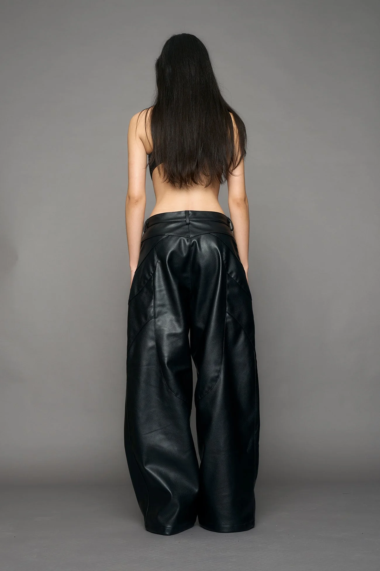 Octane Oversize Leather Pants - Image 6
