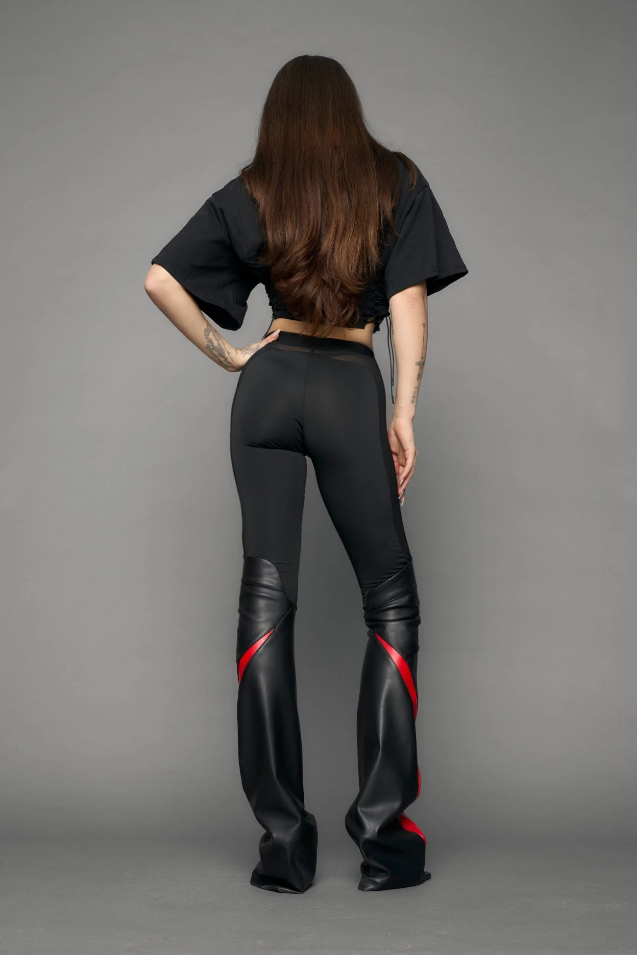 Perforated Moto Mesh Pants - Image 4