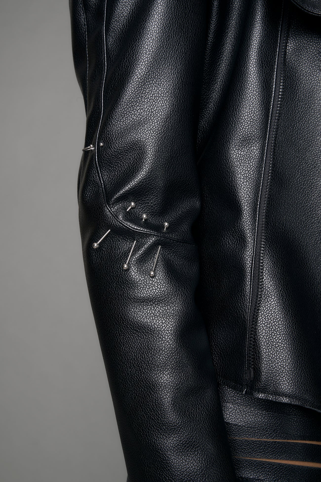 Pierced High Collar Jacket - Image 6