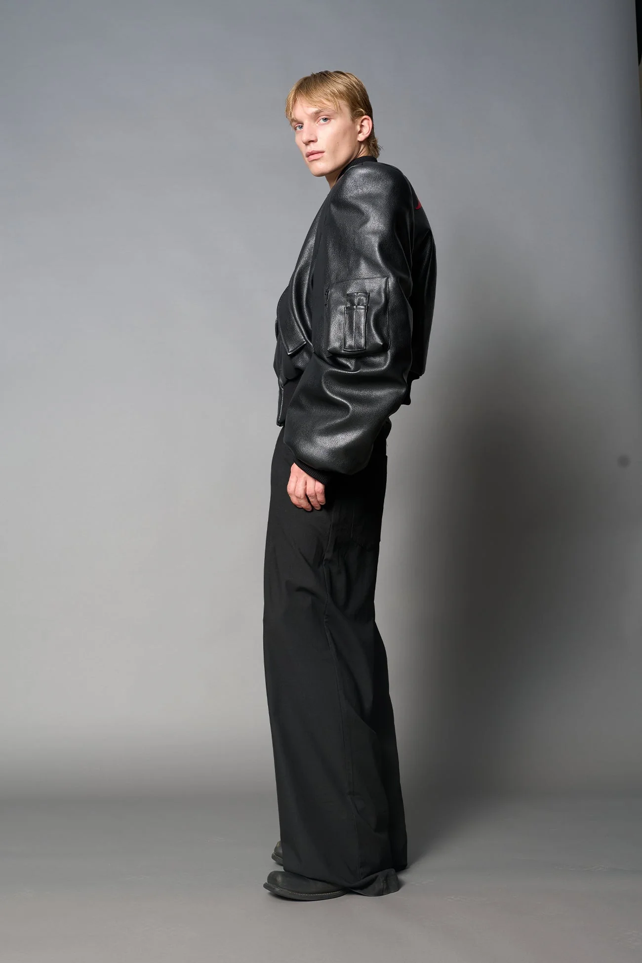 Power Shoulder Bomber Jacket - Image 17