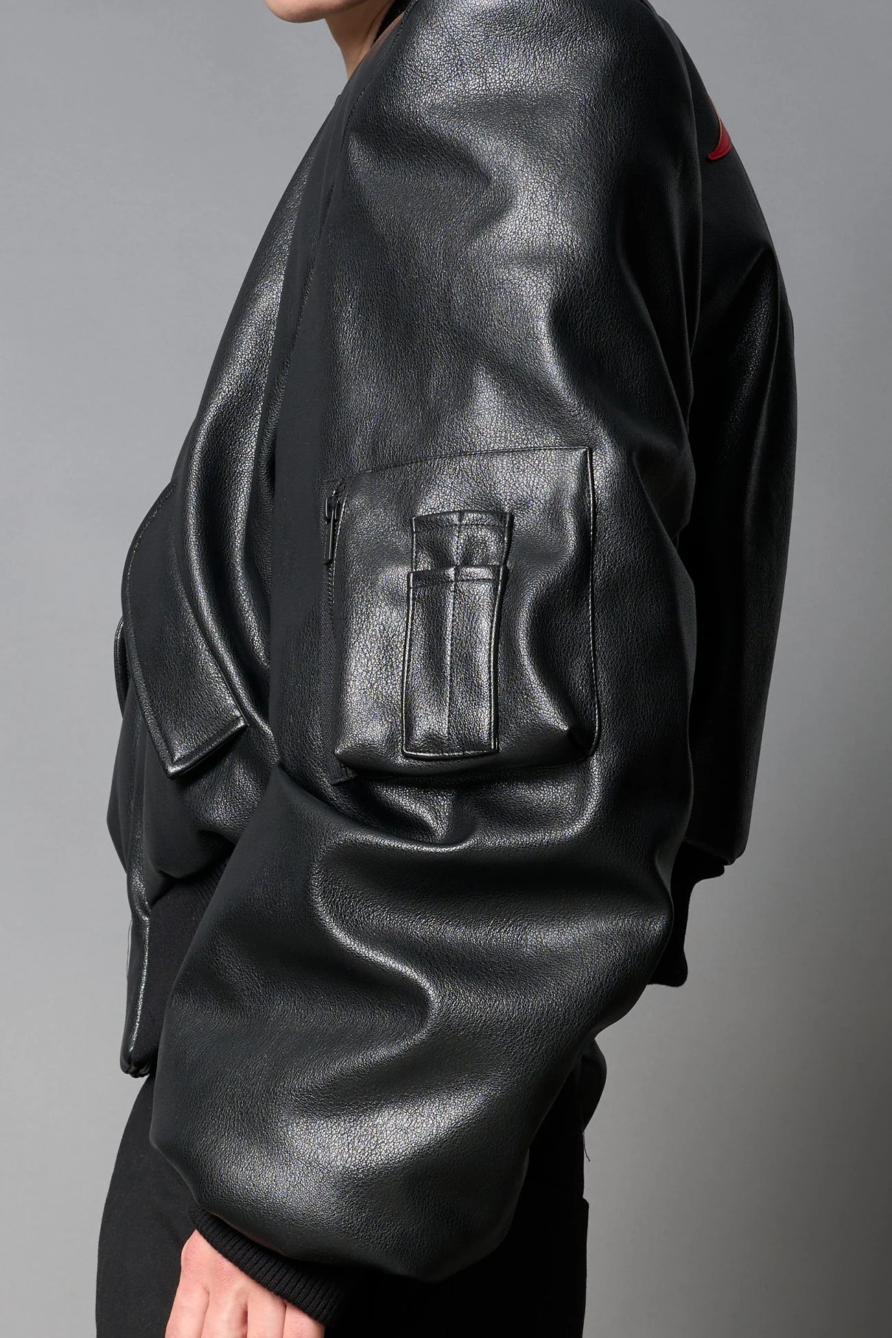 Power Shoulder Bomber Jacket - Image 18