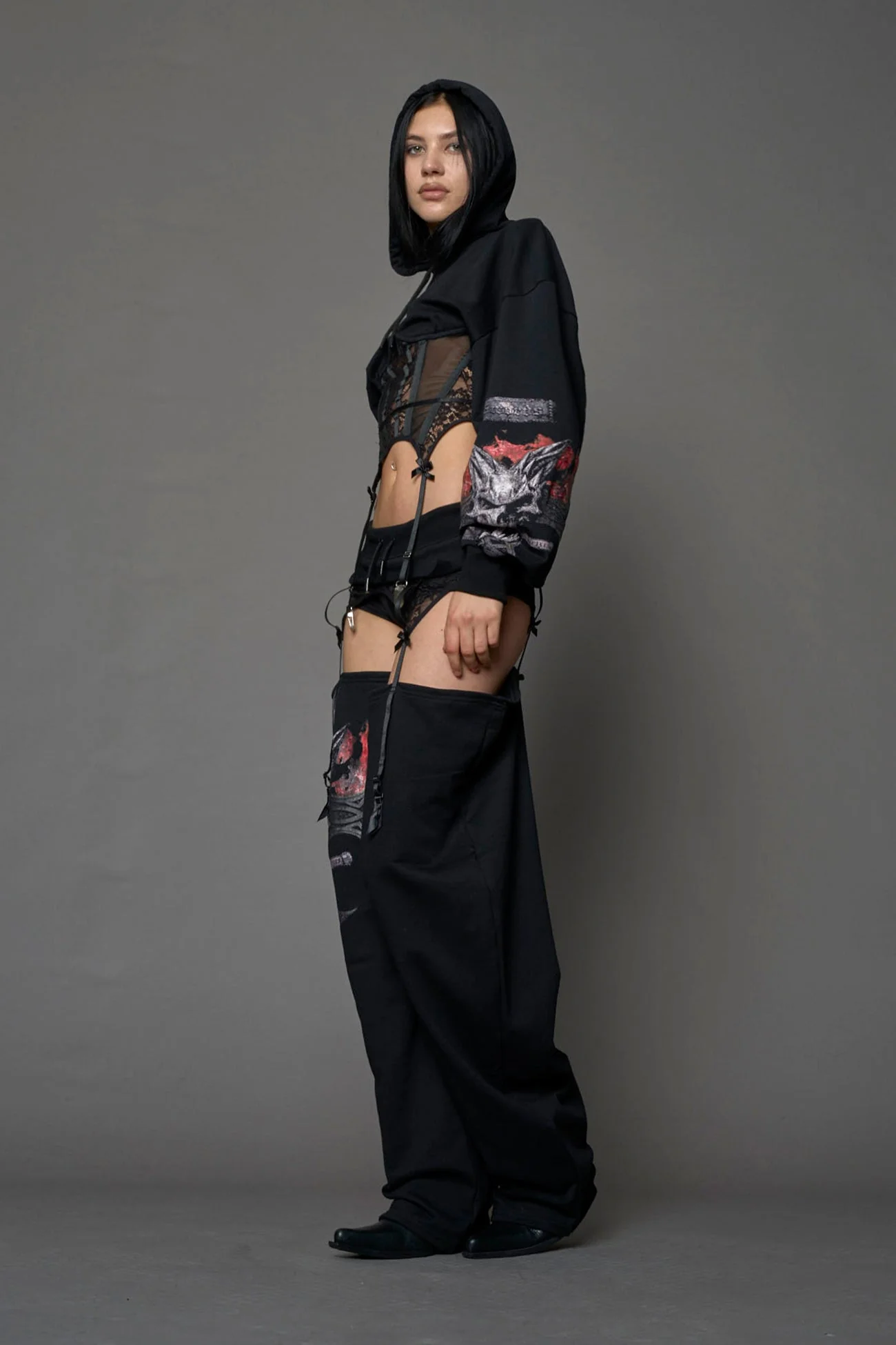 Rockstar Corset Hoodie - Image 11