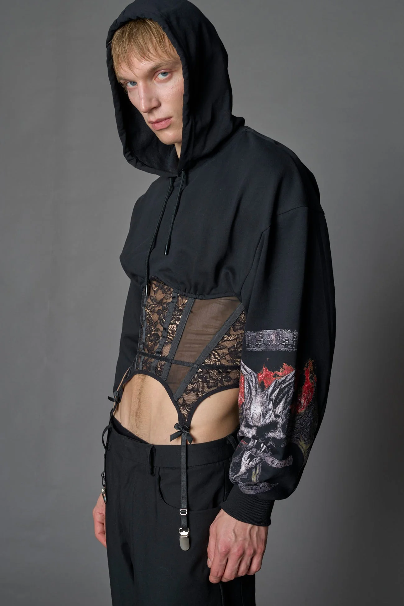 Rockstar Corset Hoodie - Image 12