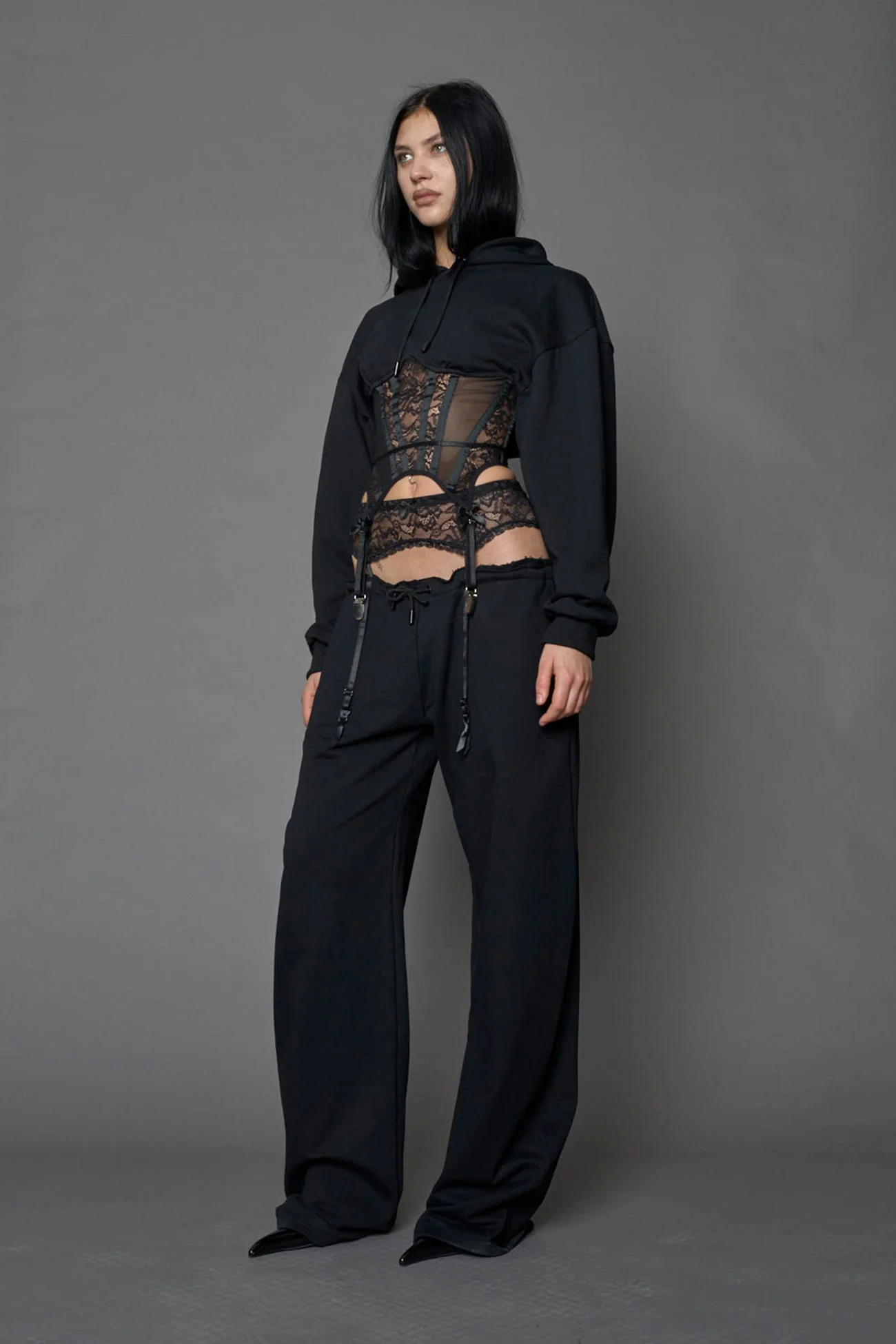 Rockstar Corset Hoodie - Image 3