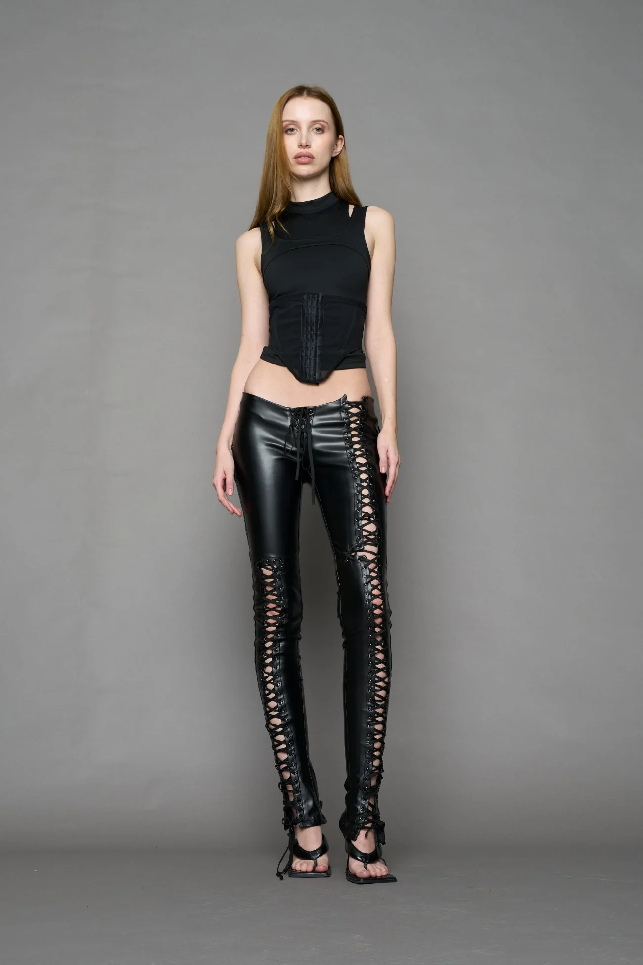Rockstar Lace Up Pants