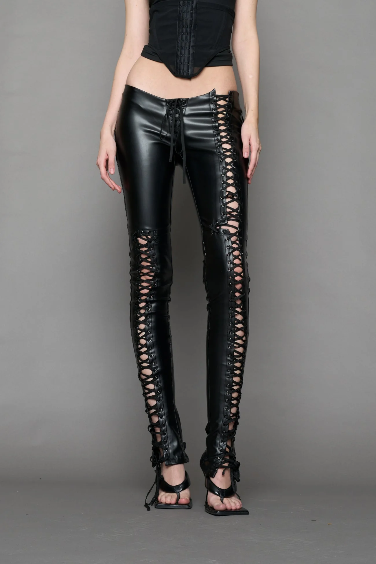 Rockstar Lace Up Pants - Image 2