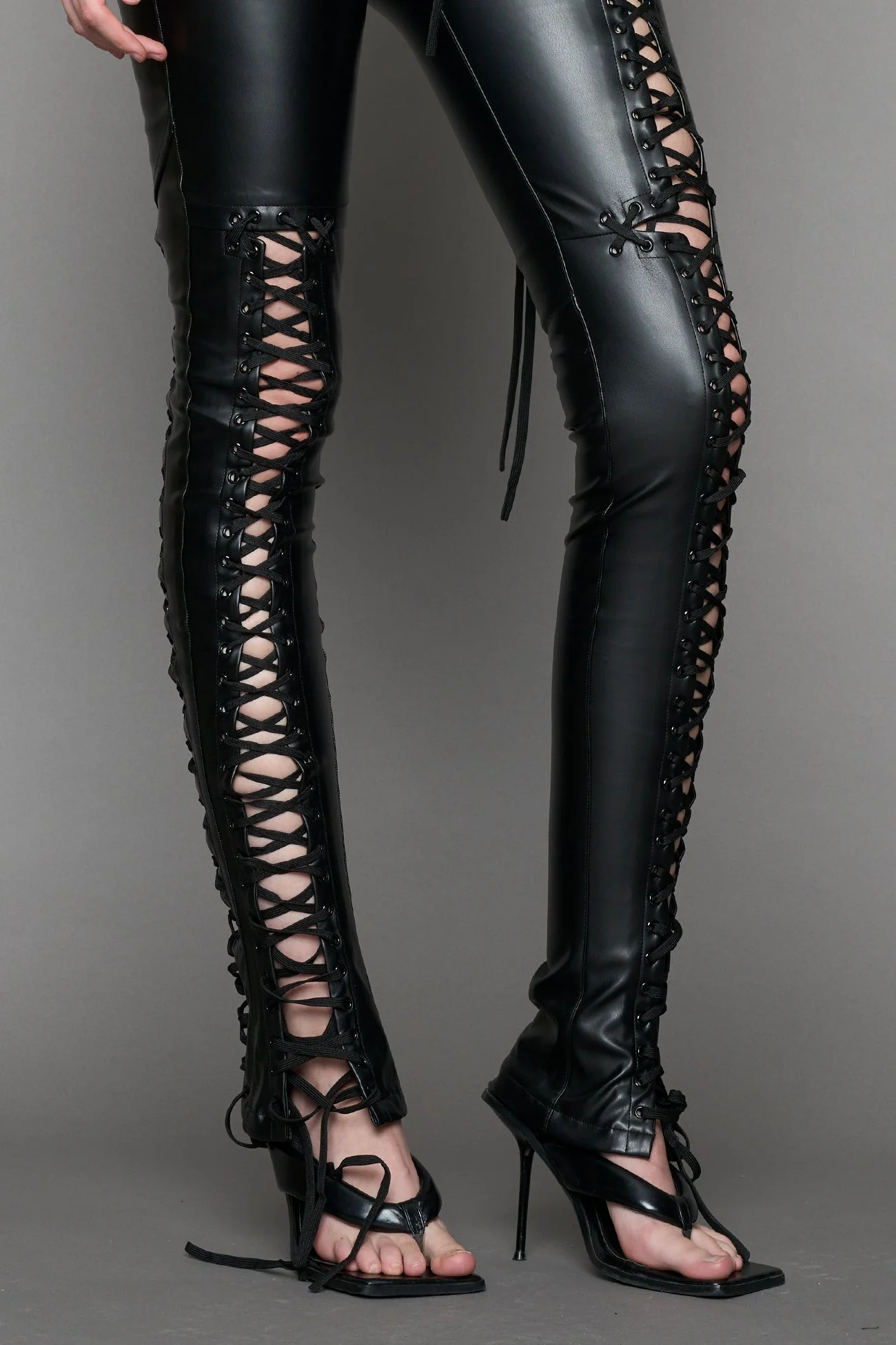 Rockstar Lace Up Pants - Image 3