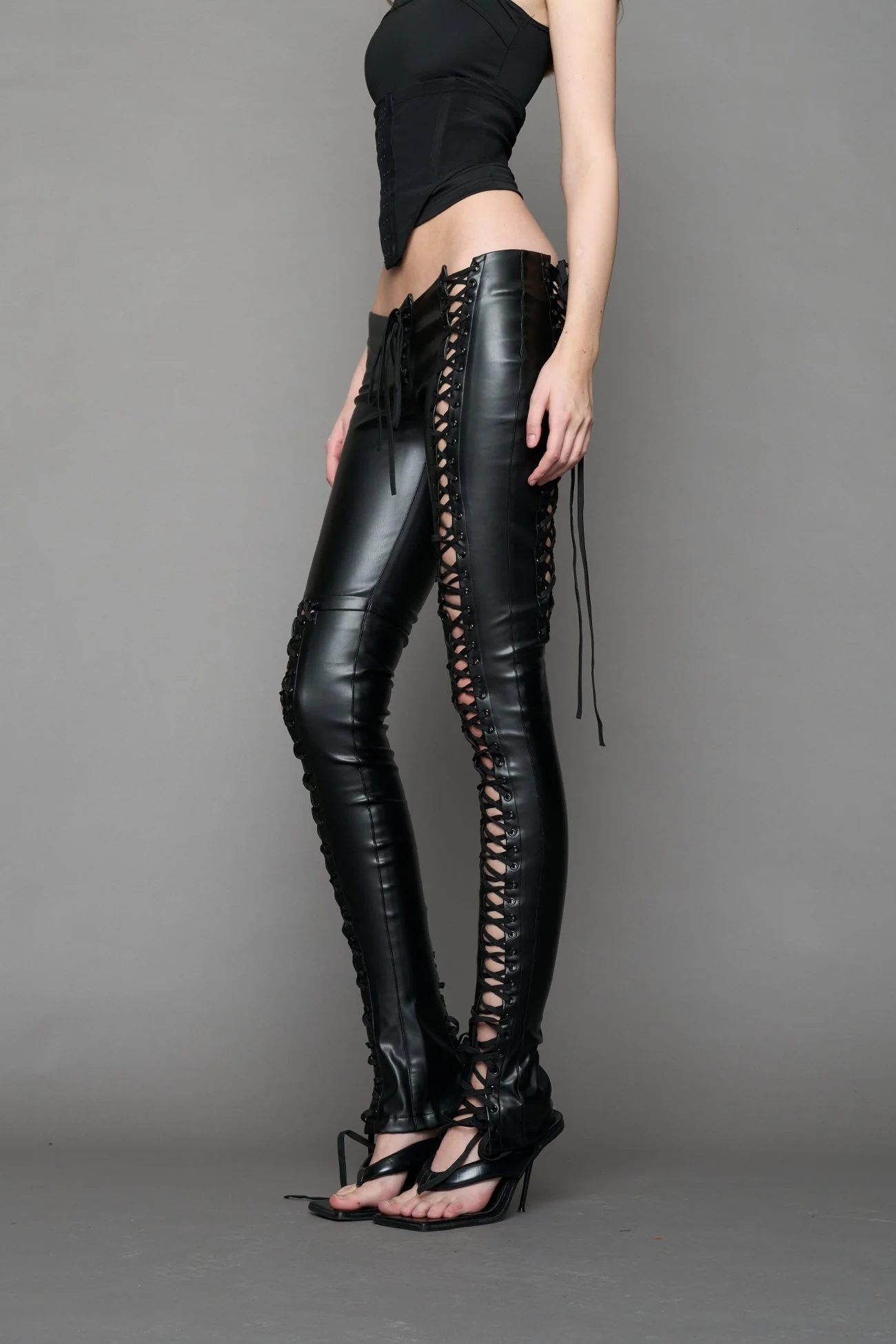 Rockstar Lace Up Pants - Image 4