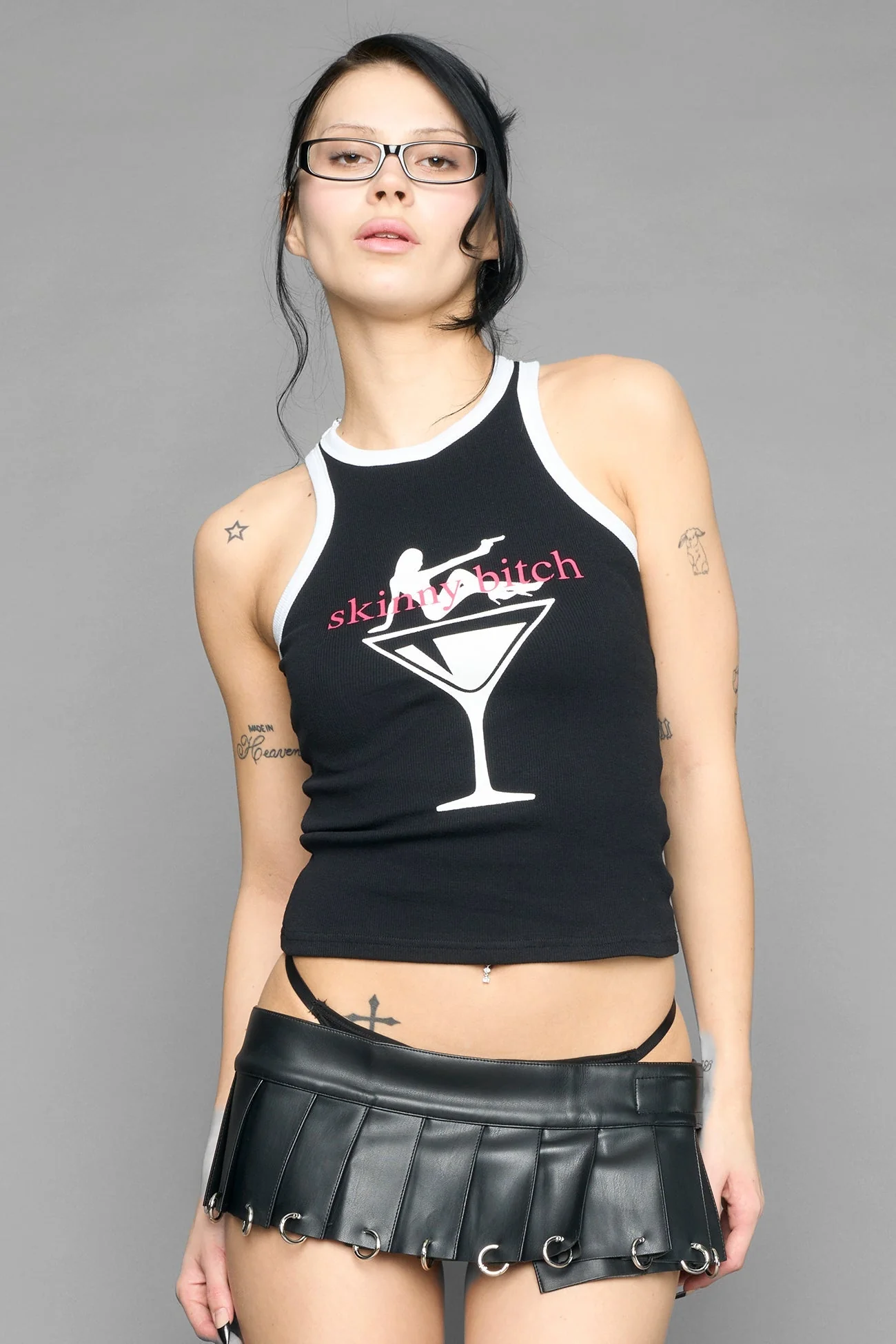 skinny b*tch tank top