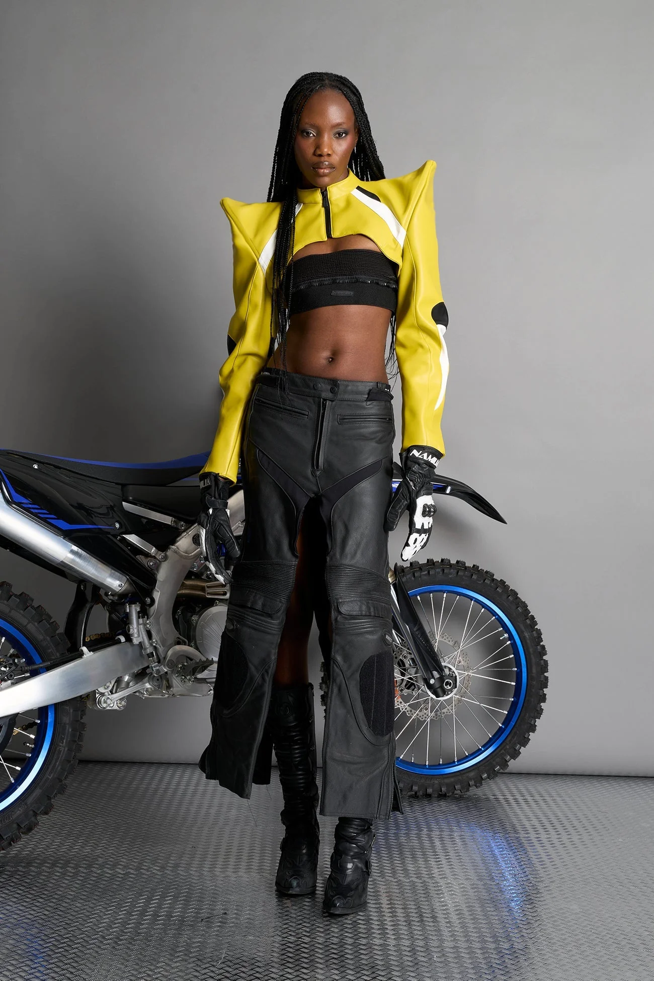 Spike Moto Bolero Jacket - Image 10