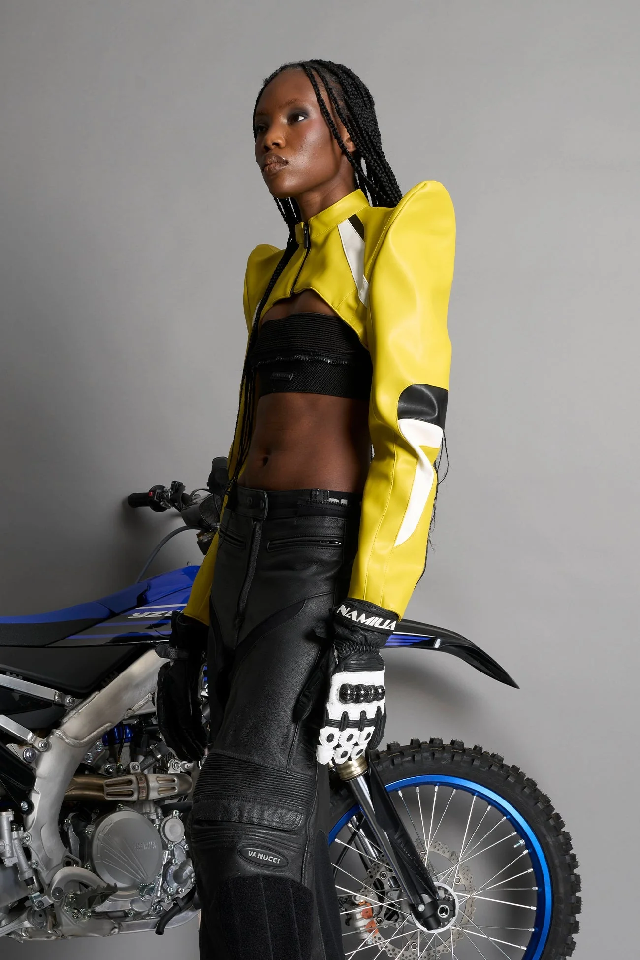 Spike Moto Bolero Jacket - Image 12