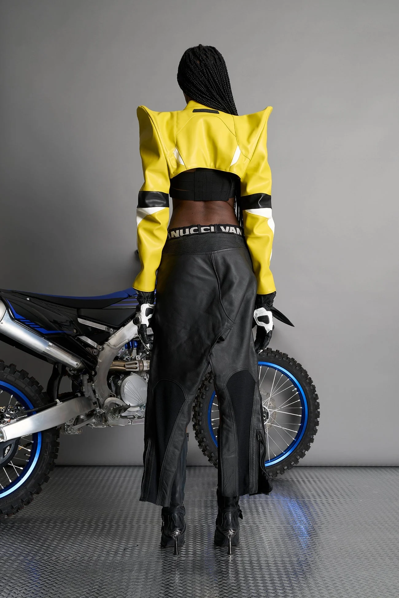 Spike Moto Bolero Jacket - Image 13