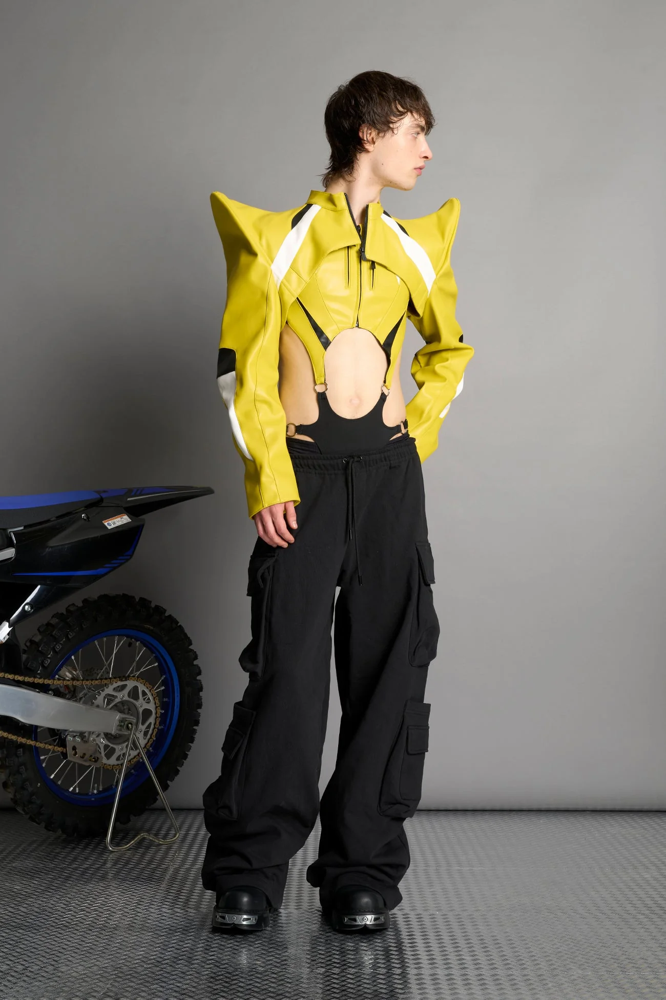 Spike Moto Bolero Jacket - Image 16