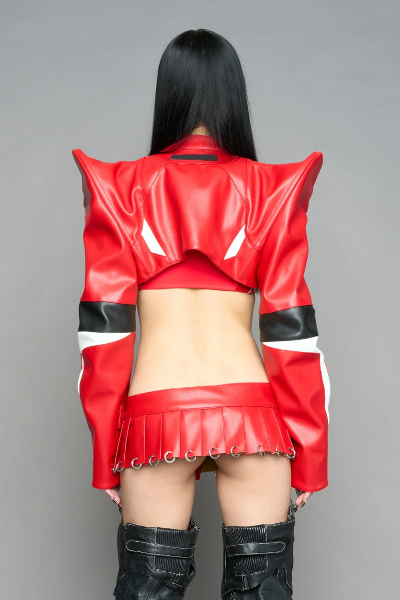 Spike Moto Bolero Jacket - Image 21