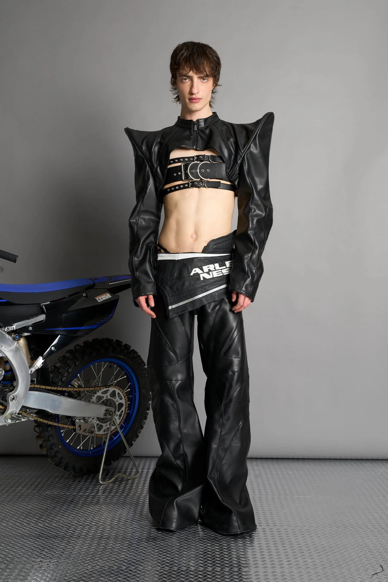 Spike Moto Bolero Jacket - Image 3