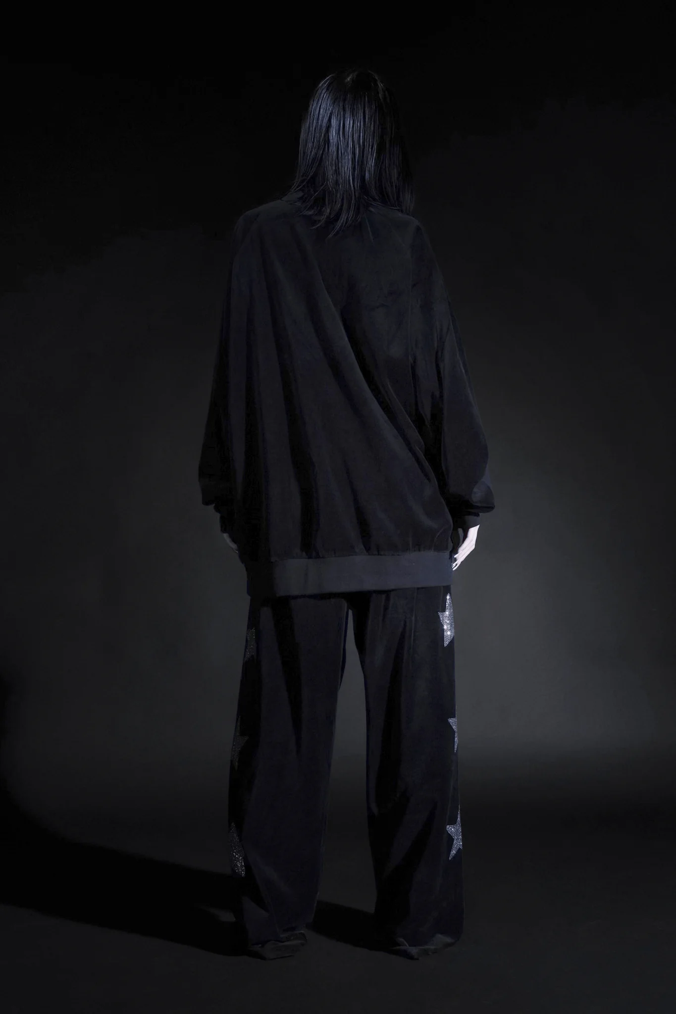 Star Velour Tracksuit Pants - Image 3